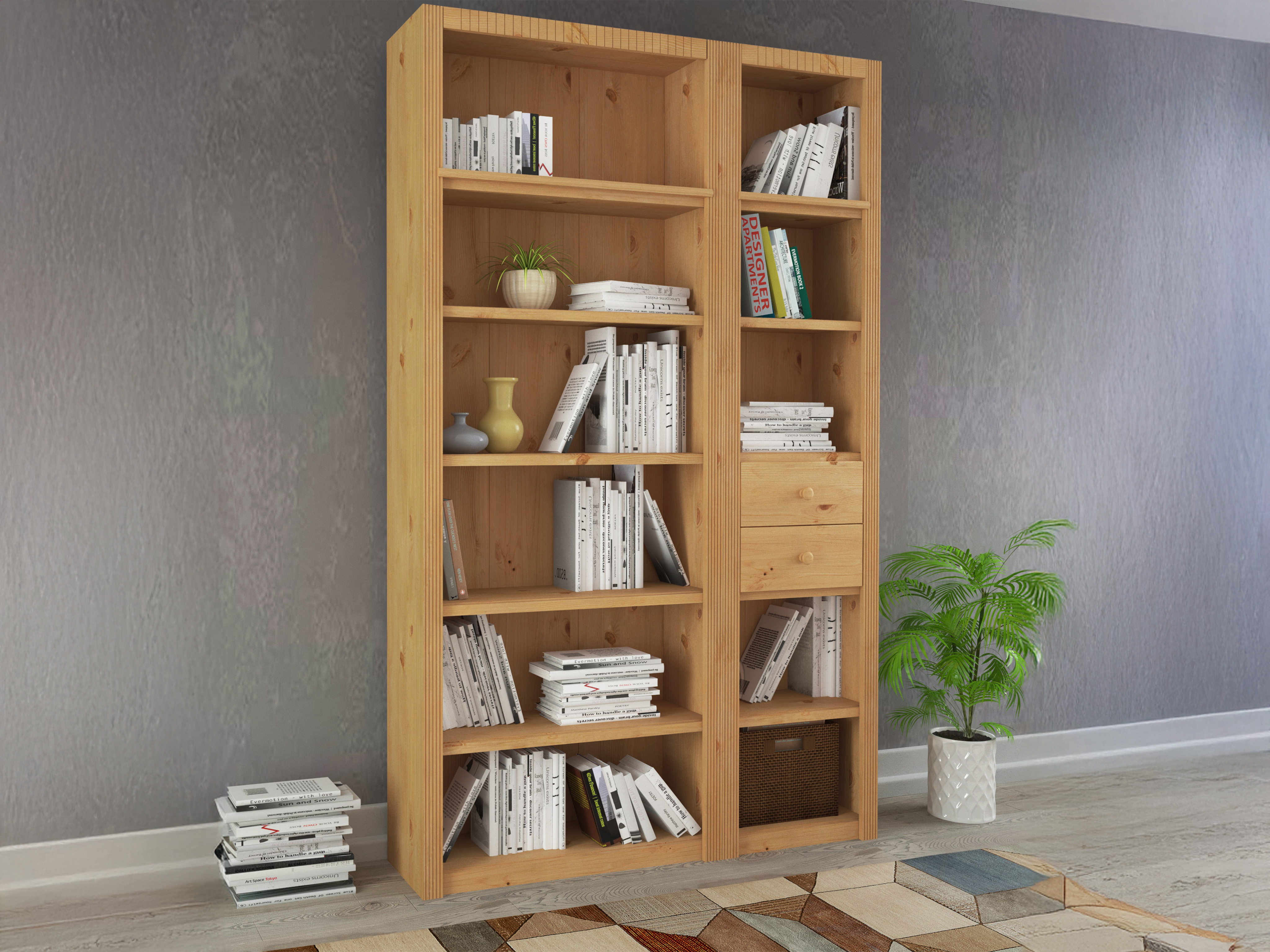 Комплект етажерки Orlmara 105 (Бор)