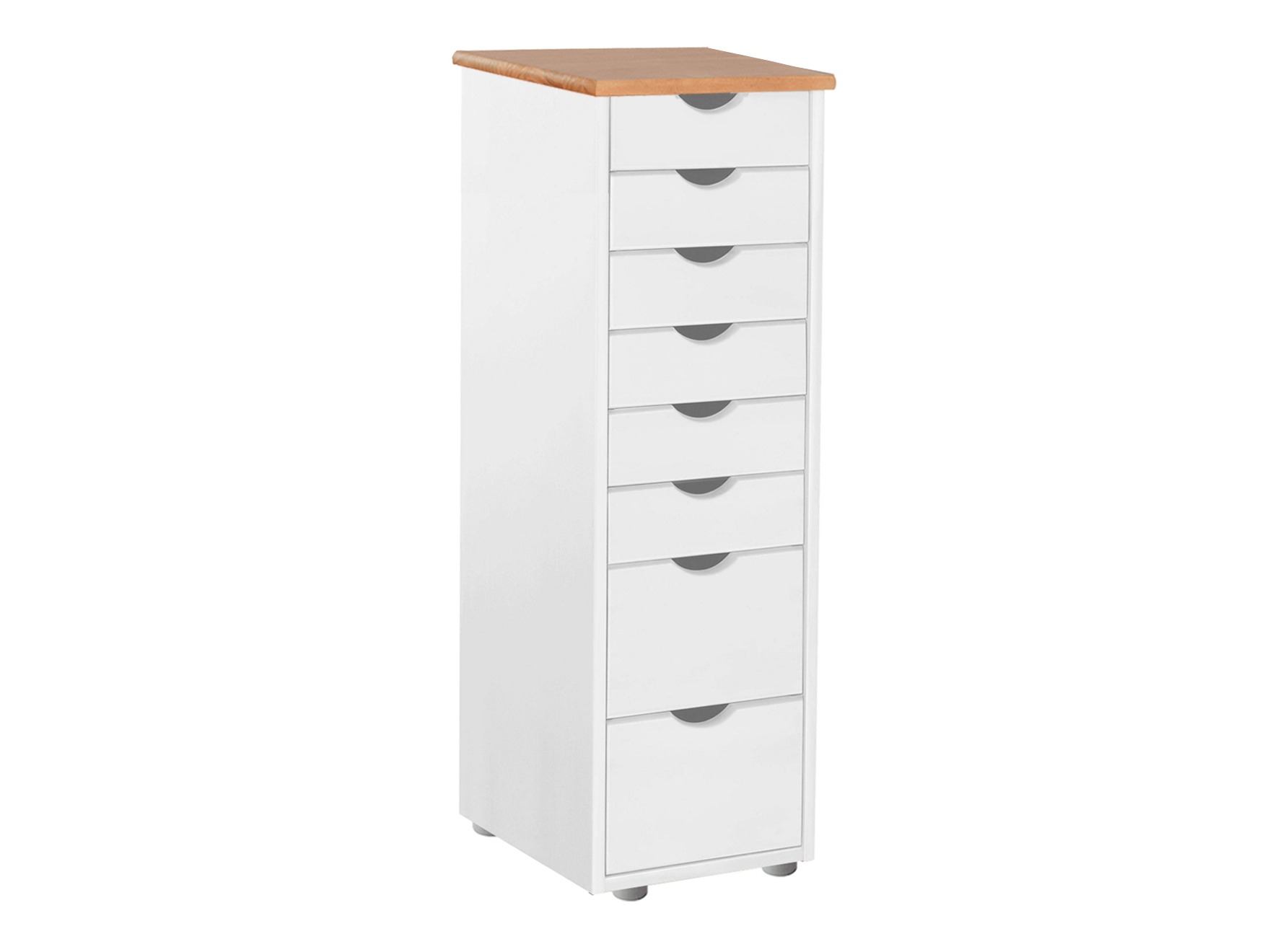 Скрин Denton 138 (Бял + Ярък дърво)