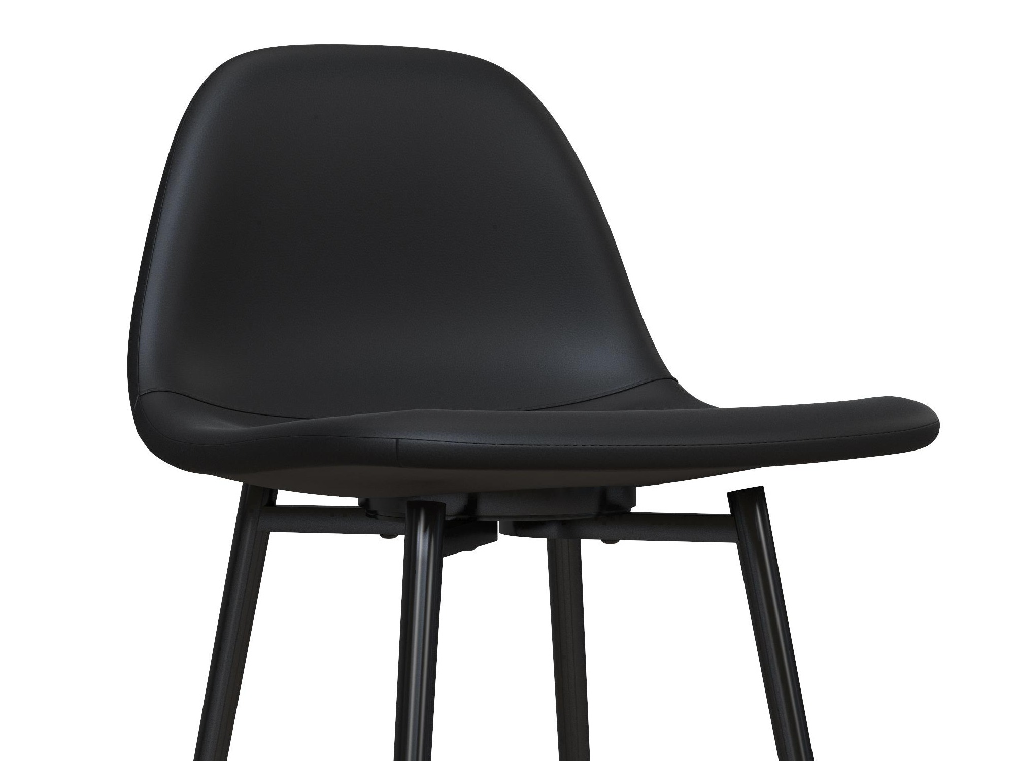 Нисък бар стол Tulsa 188 (Черен)