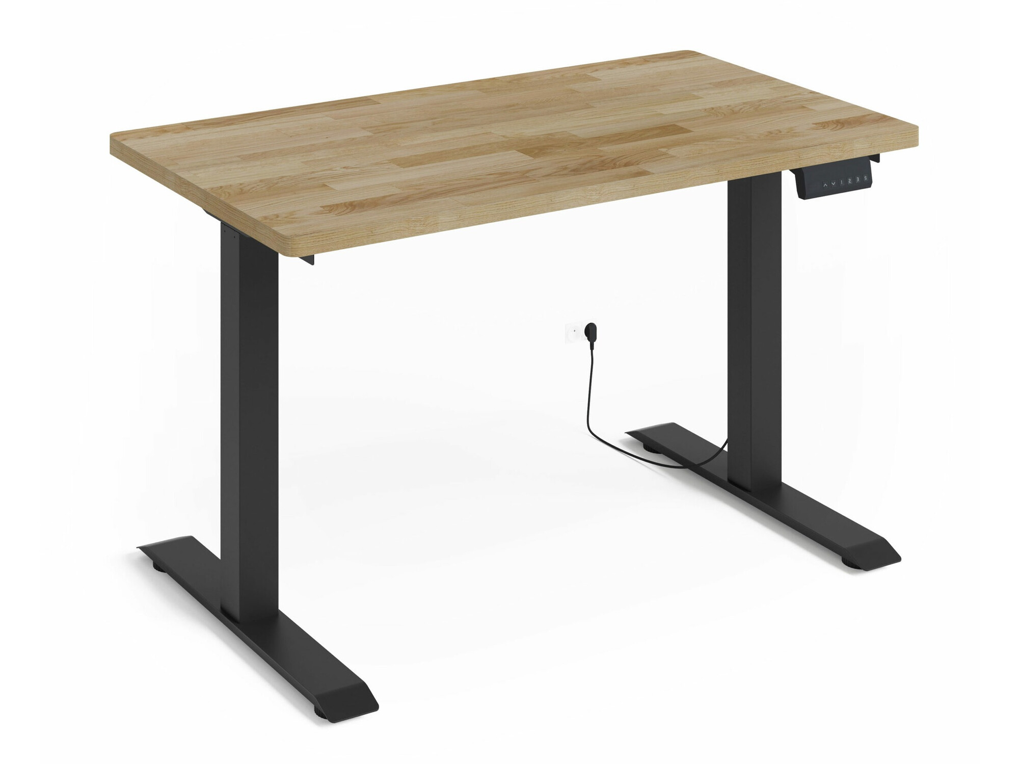 Офис бюро с регулируема височина Buffalo 200 (Черен)