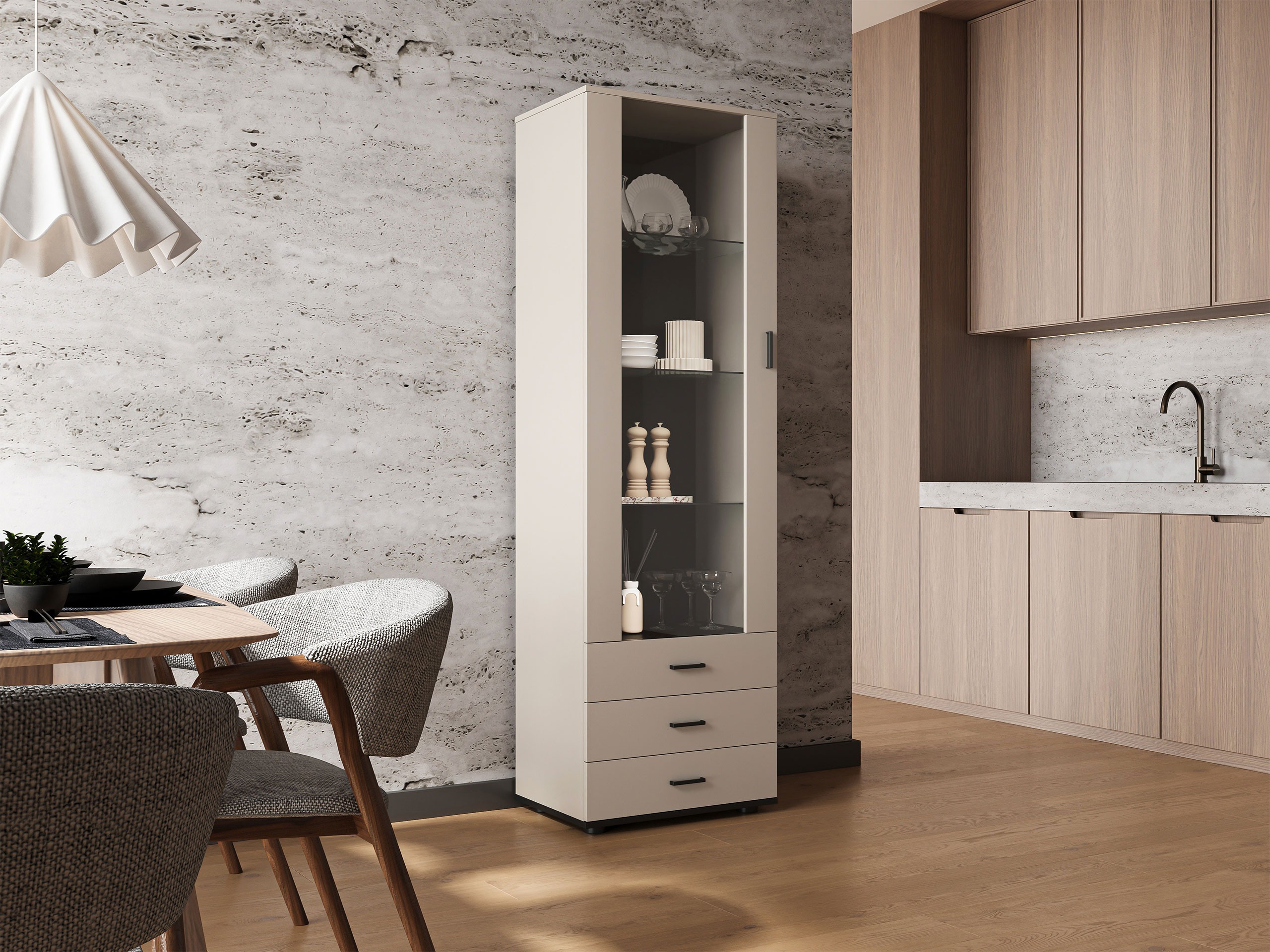 Етажерка Tornola 102 (Кашмир + Черен)