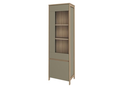 Етажерка Fermaru 101 (Пепеливо зелен + Дъб)