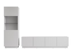Комплект за хол Lusonu 107 (Бял)