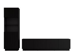 Комплект за хол Lusonu 107 (Черен)