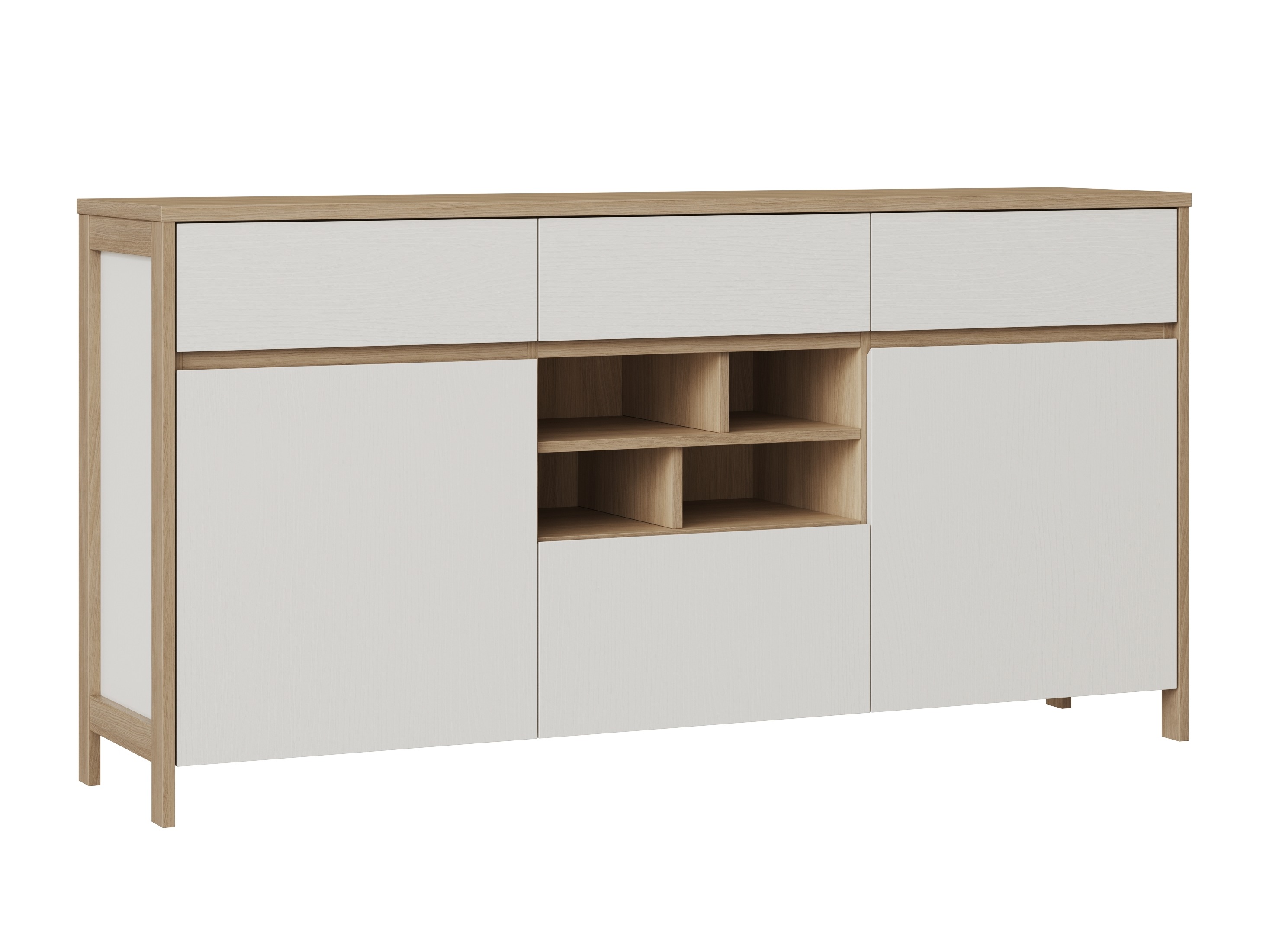 Скрин Fermaru 104 (Бял + Дъб)