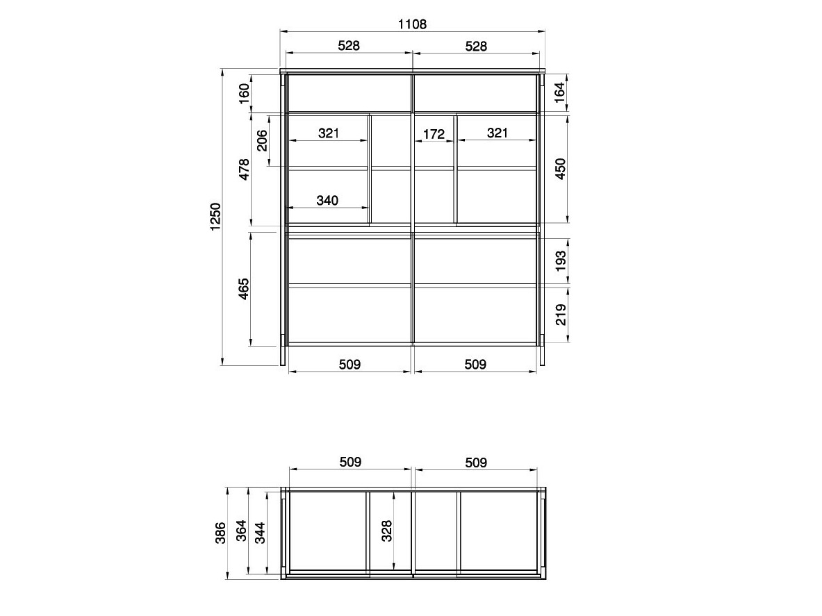 Комплект за хол Fermaru 112 (Бял + Дъб)