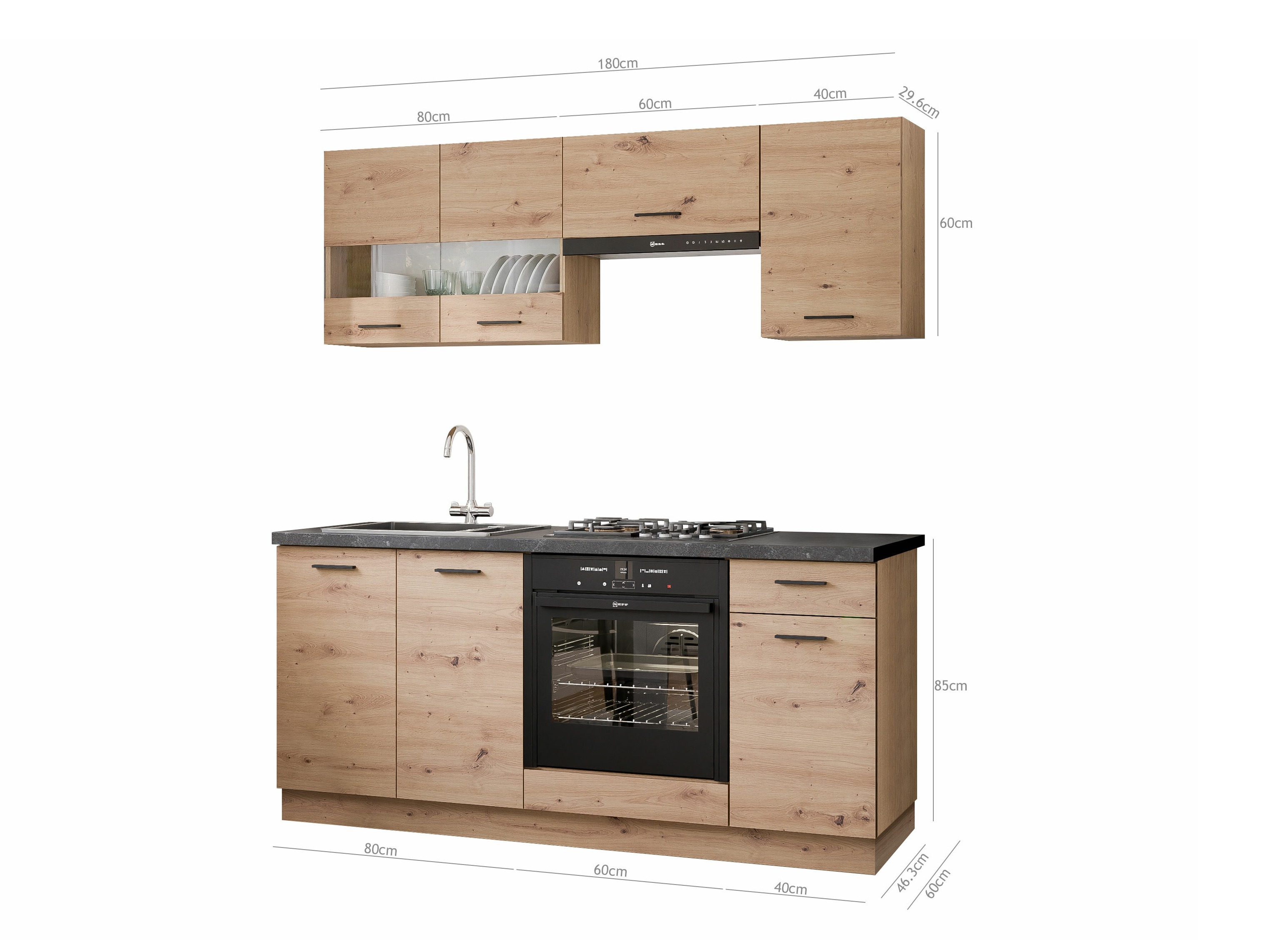 Модулен кухненски комплект Ati Artisan 129
