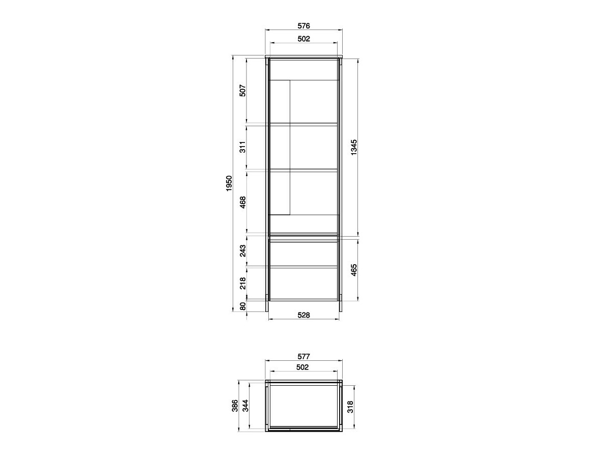 Комплект за хол Fermaru 113 (Бял + Дъб)