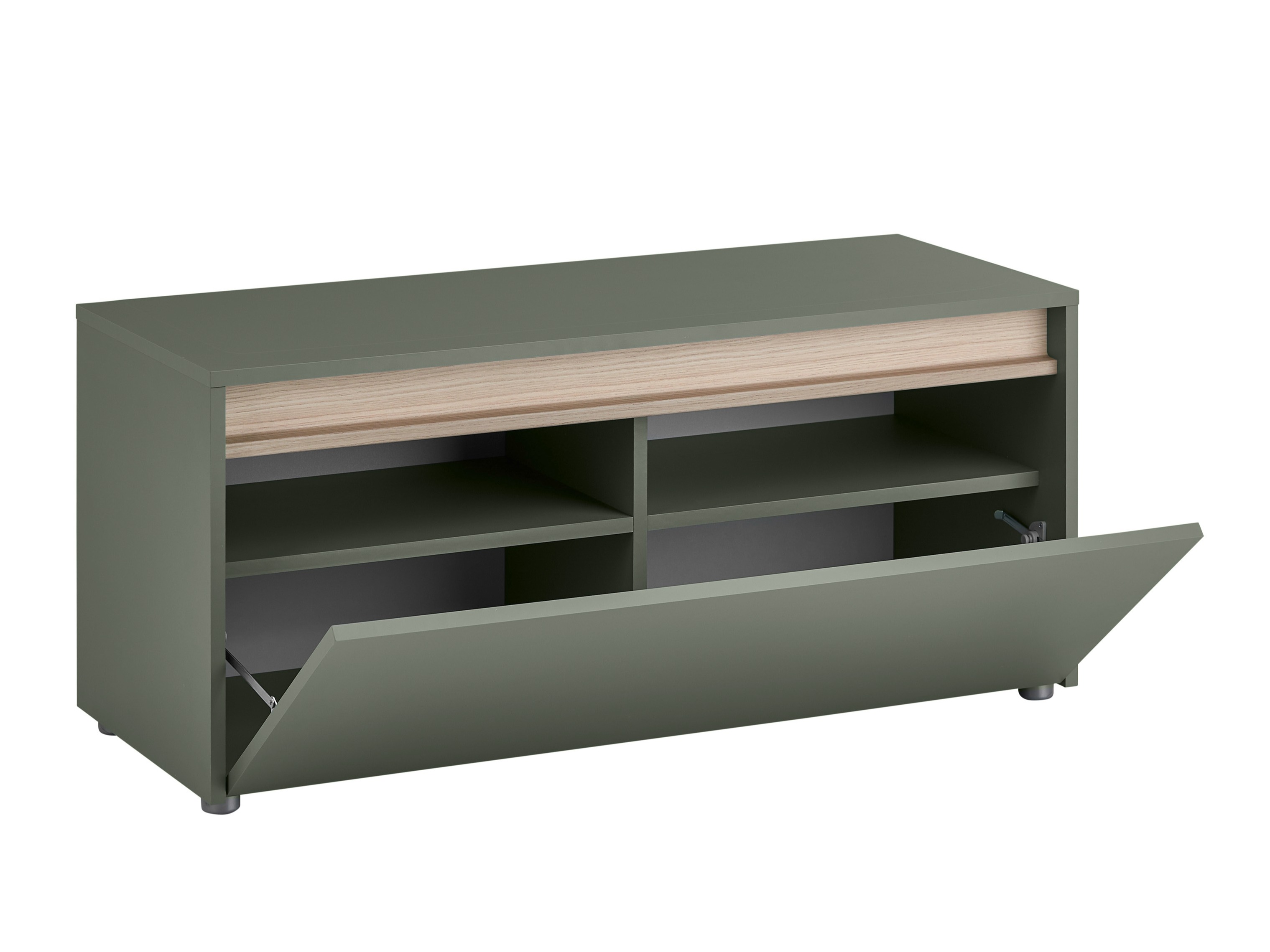 Шкаф за обувки Elbsori 163 (Зелен)