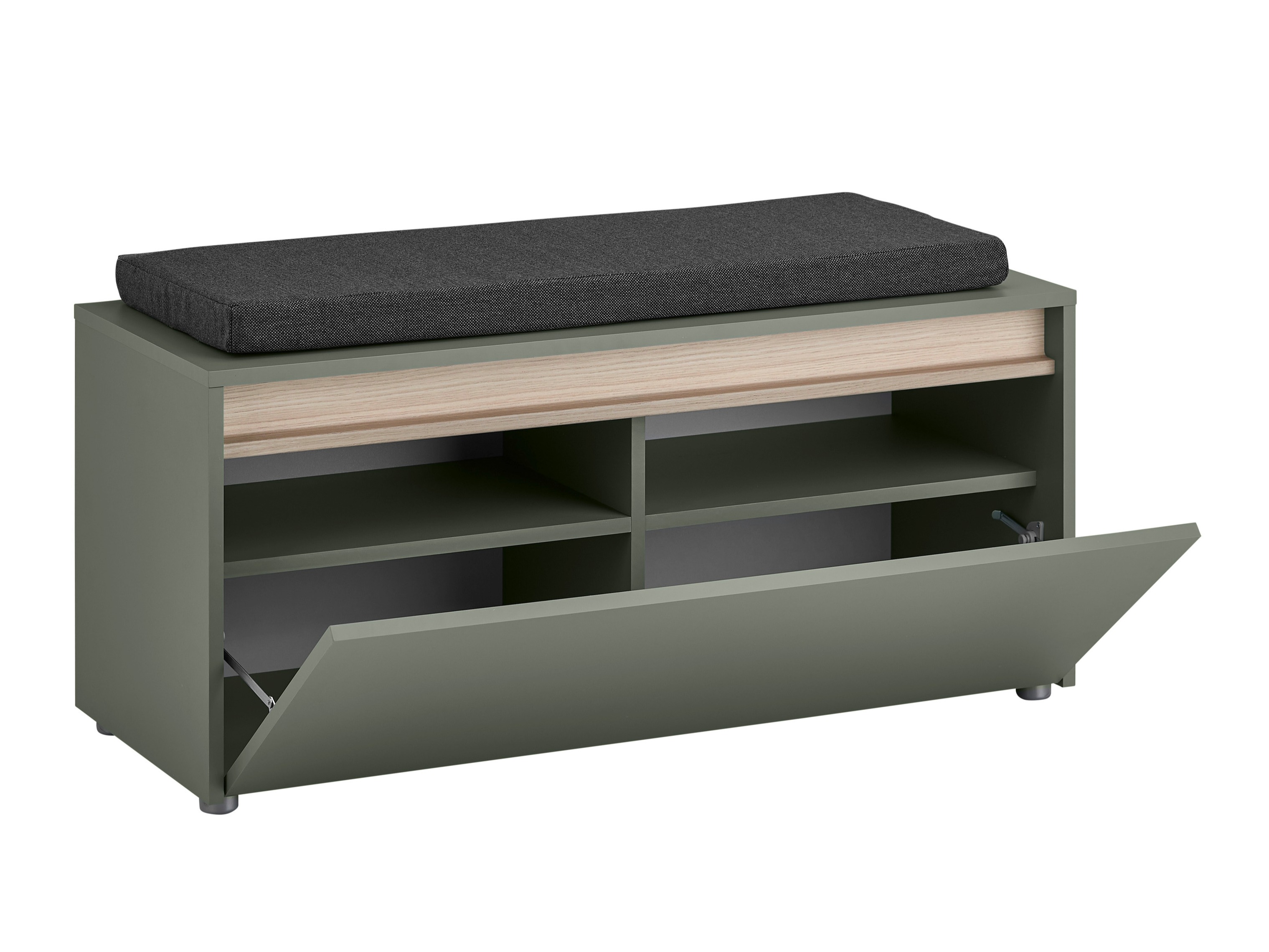 Шкаф за обувки Elbsori 164 (Зелен)