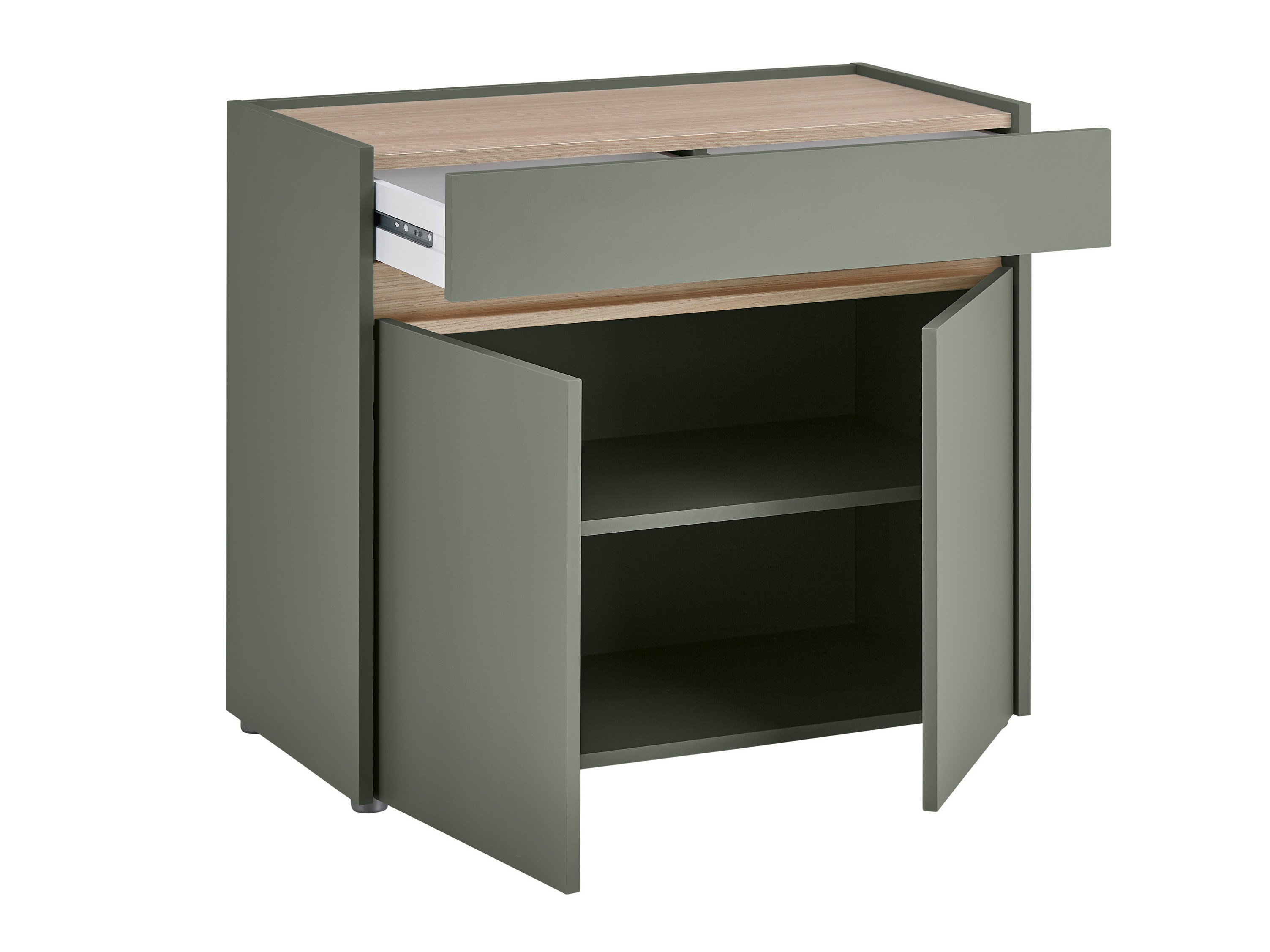 Скрин Elbsori 110 (Зелен + Дъб)