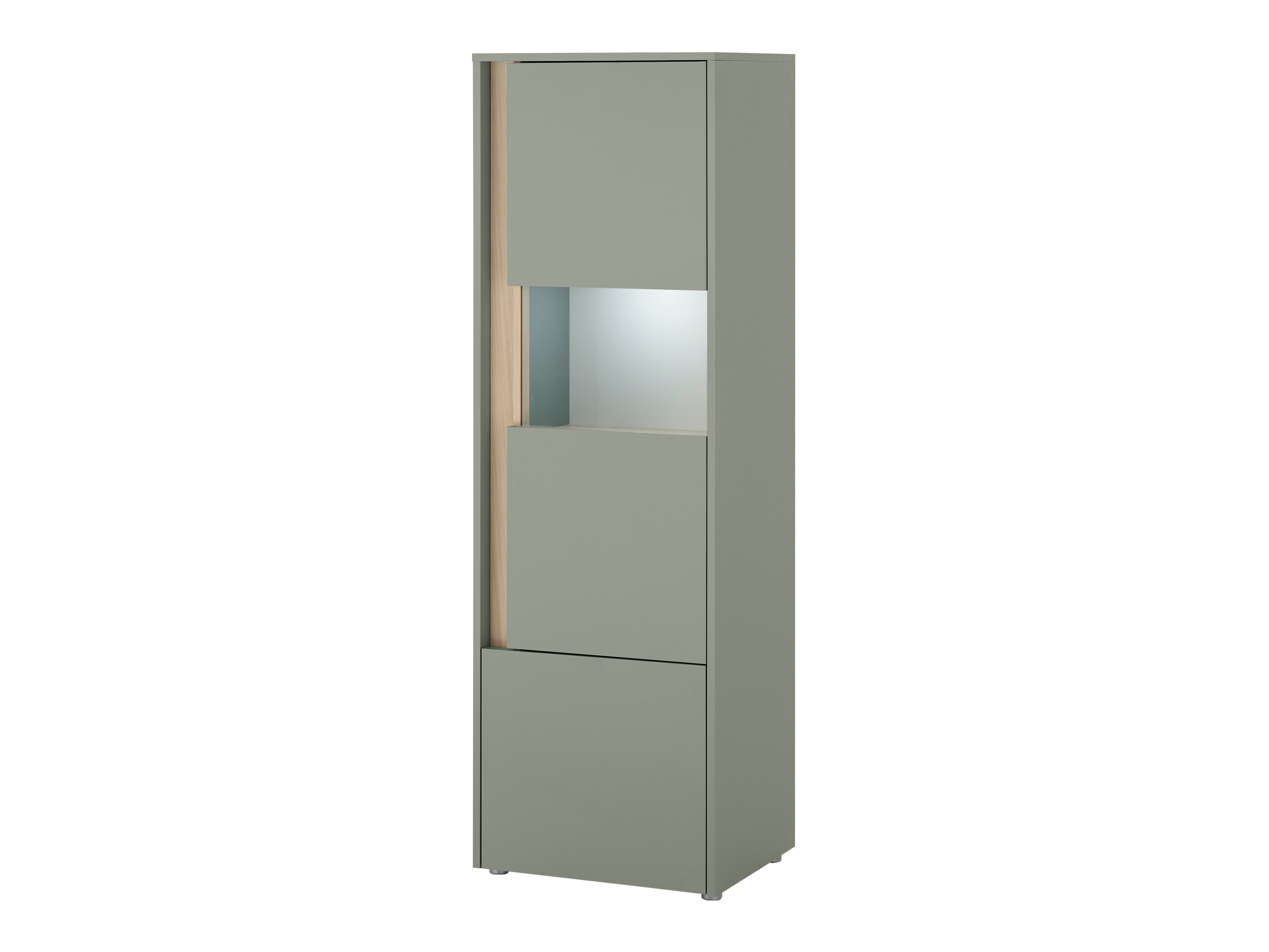 Етажерка Elbsori 102 (Зелен + Дъб)