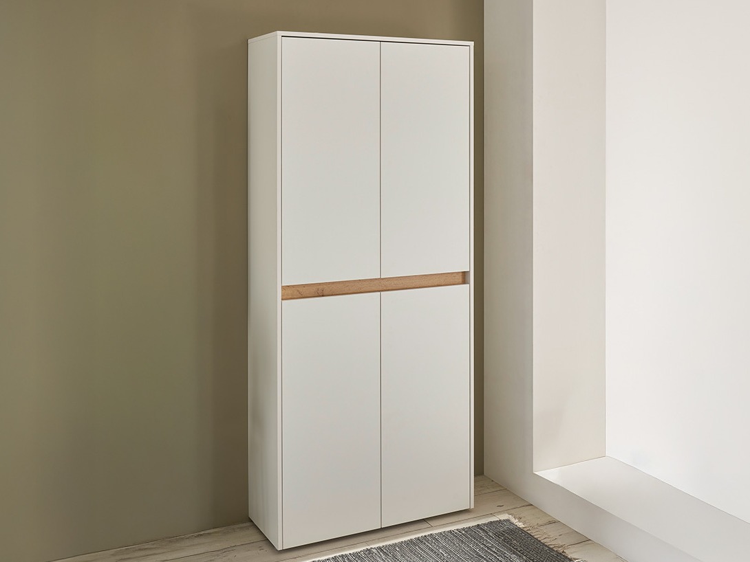 Етажерка Elbsori 174 (Бял + Дъб уотан)