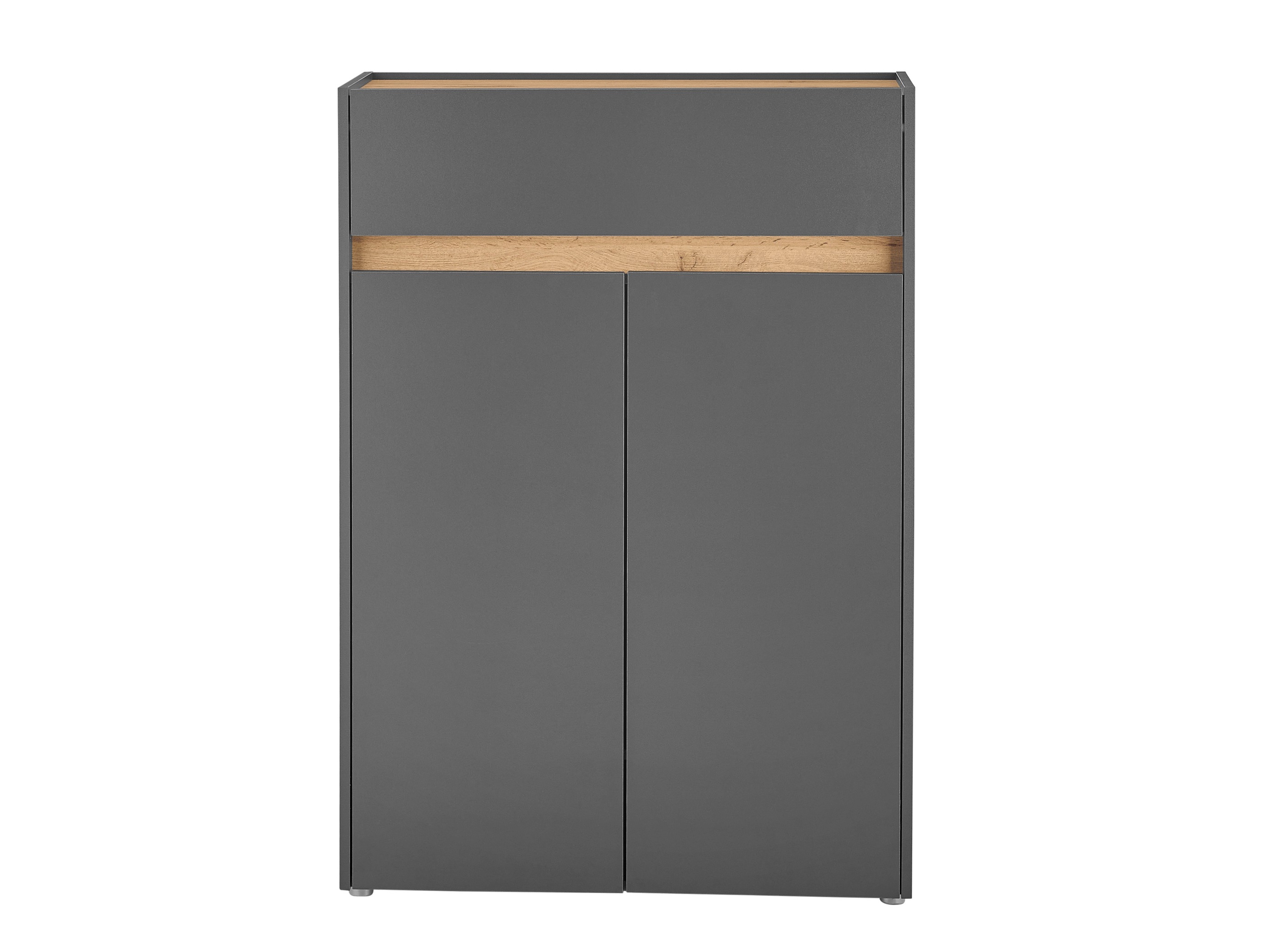 Етажерка за обувки Elbsori 173 (Антрацит + Дъб уотан)