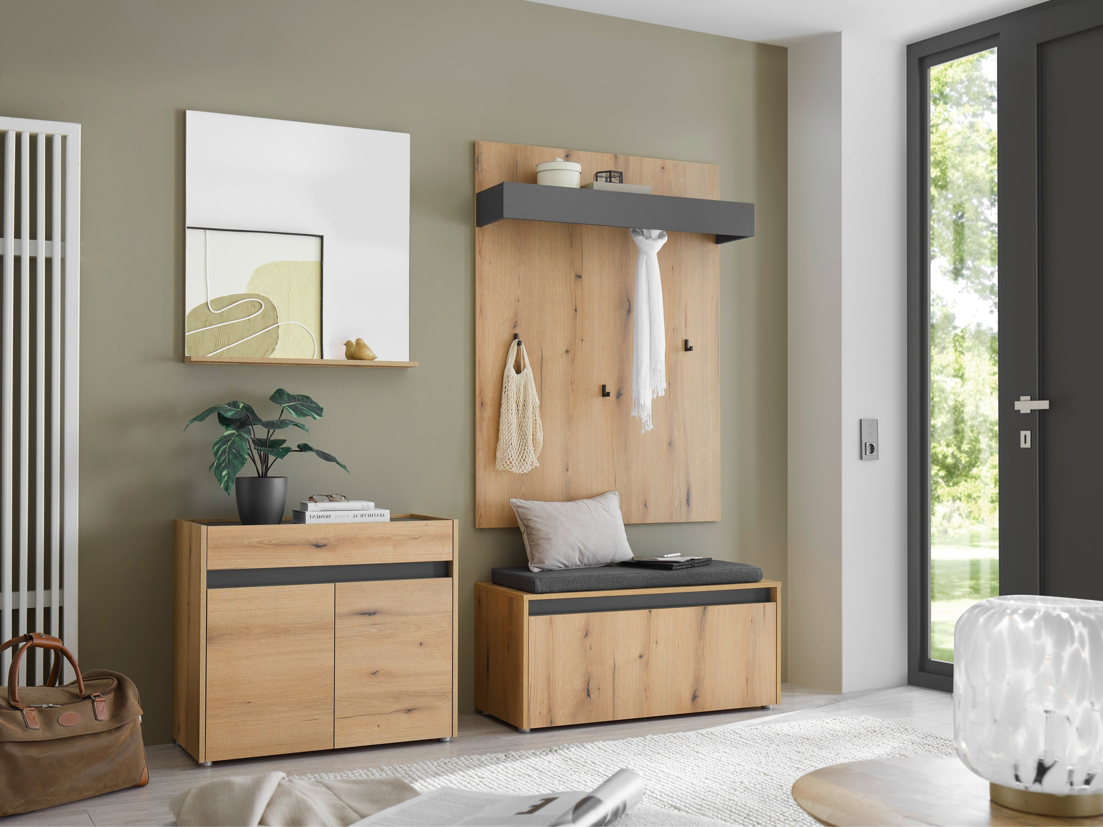 Комплект за антре Elbsori 168 (Дъб)