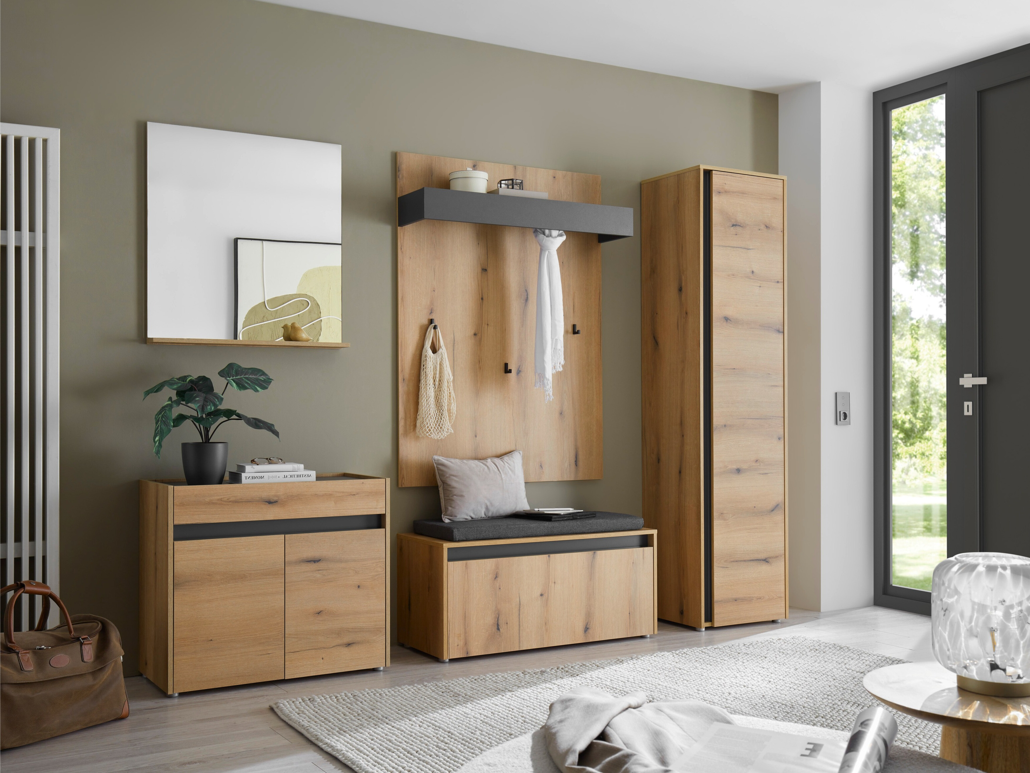 Комплект за антре Elbsori 168 (Дъб)