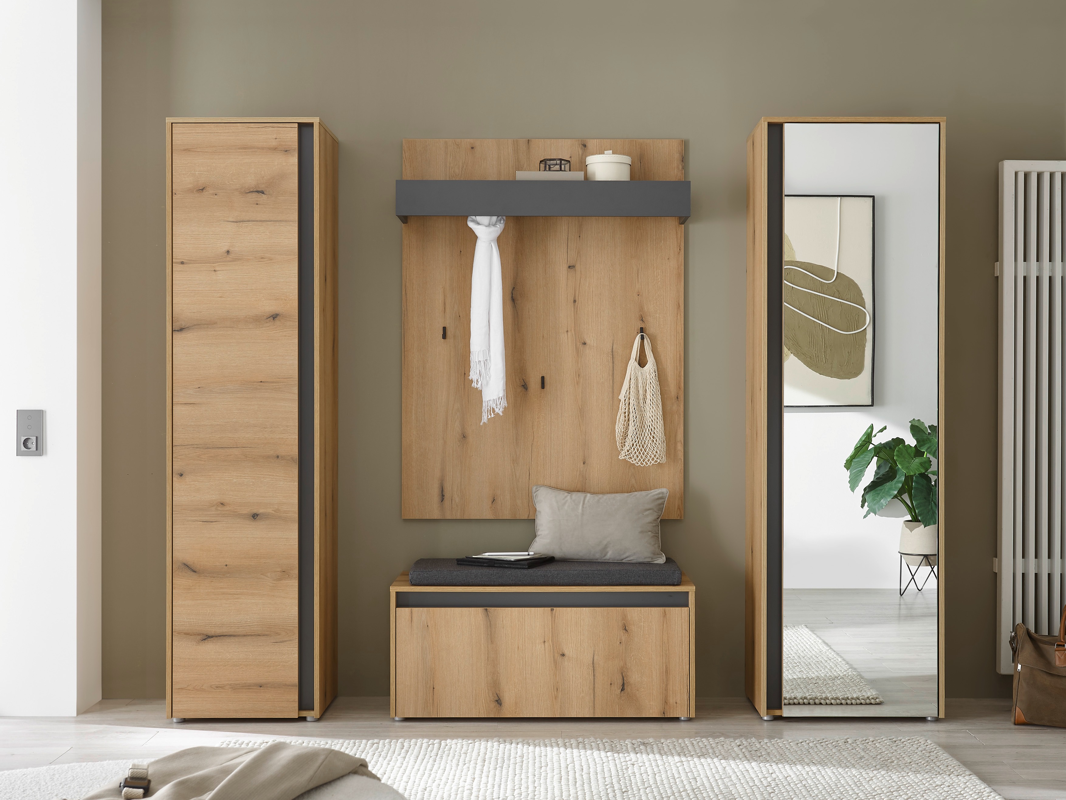 Комплект за антре Elbsori 169 (Дъб)