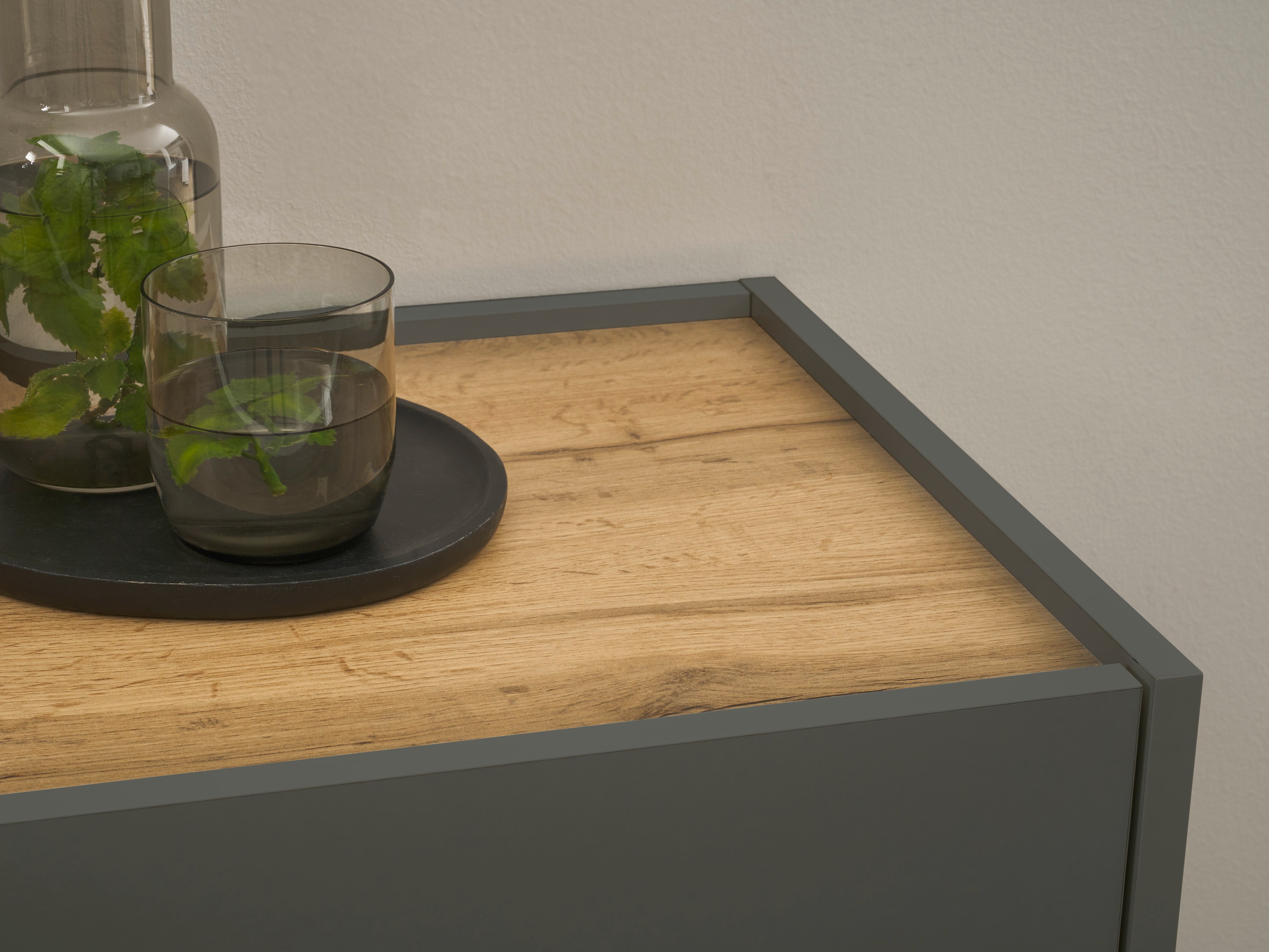 Комплект за антре Elbsori 175 (Антрацит + Дъб уотан)