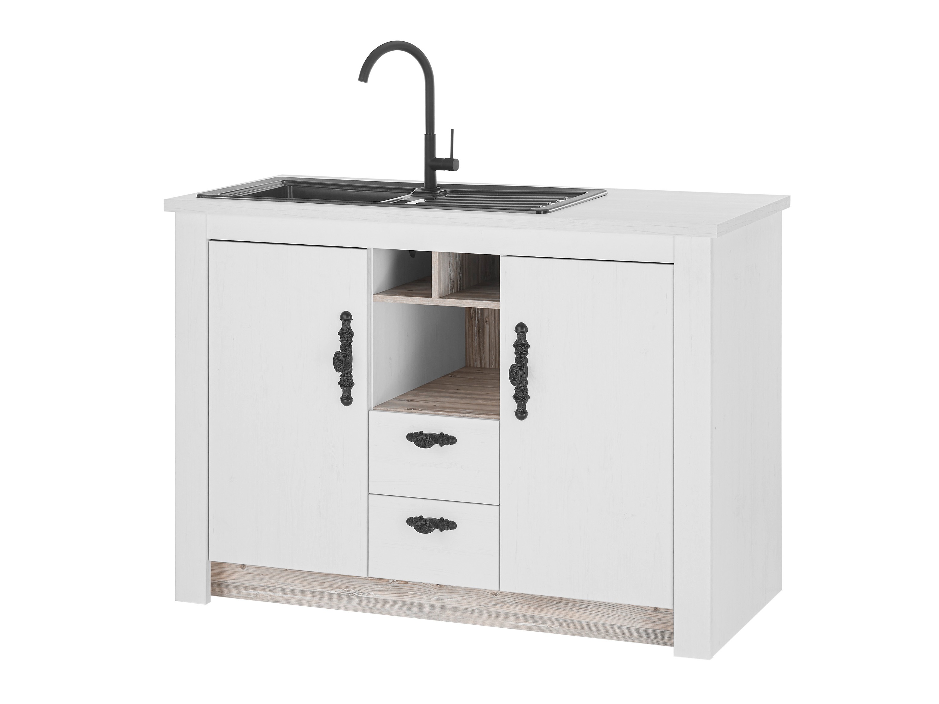 Модулен шкаф с чекмедже и врати Flora 100