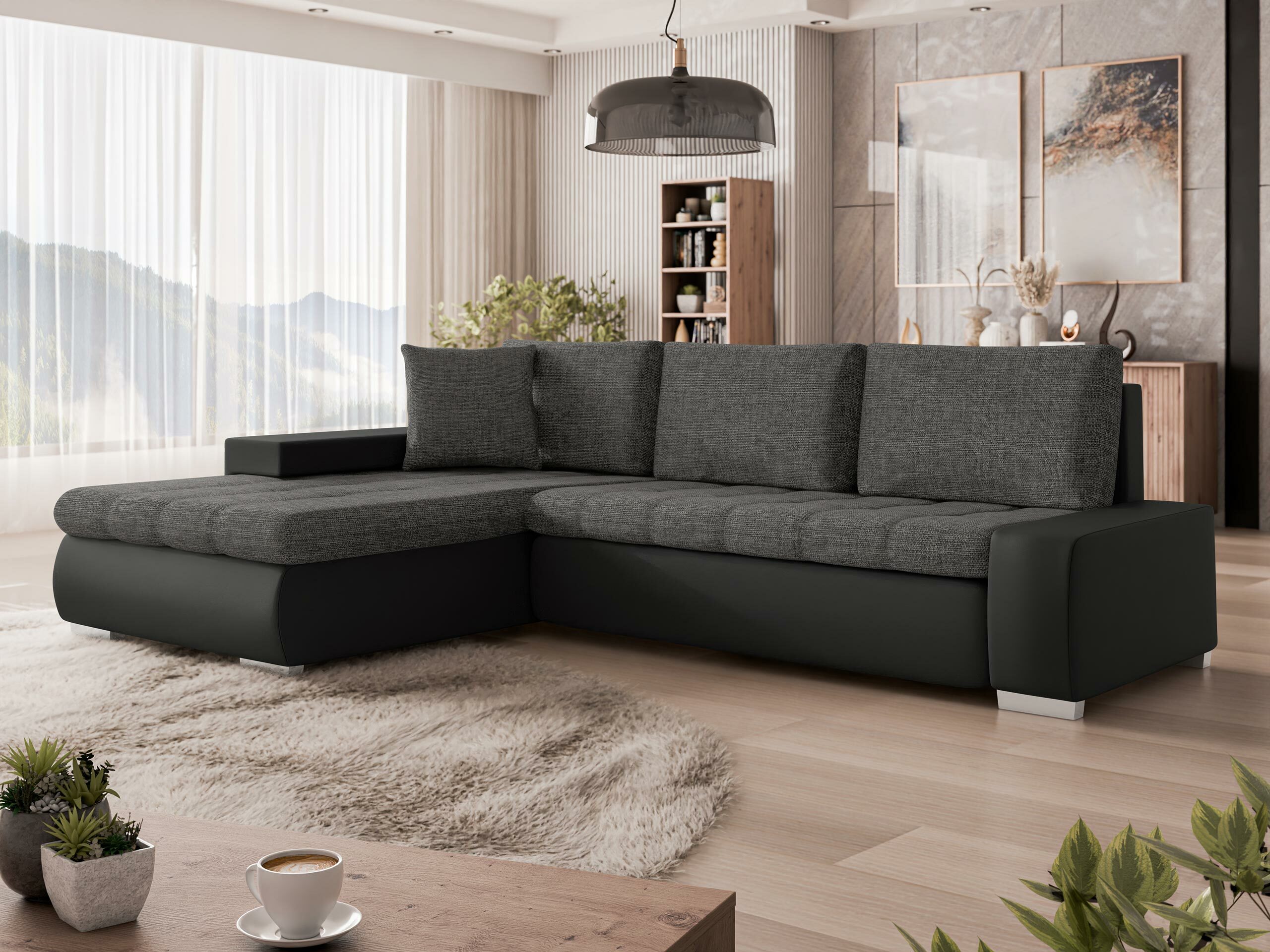 Ъглов диван Comfivo Nitor I (Soft 011 + Lux 06)