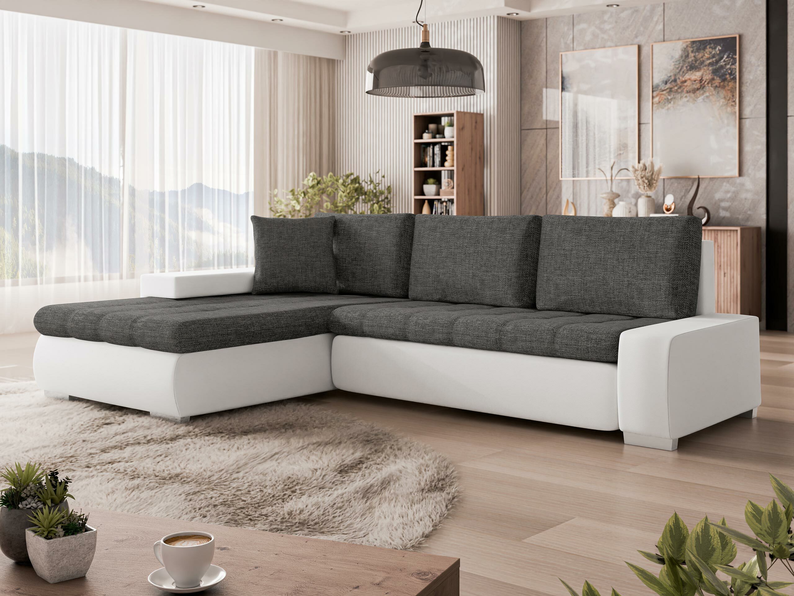 Ъглов диван Comfivo Nitor I (Soft 017 + Lux 06)