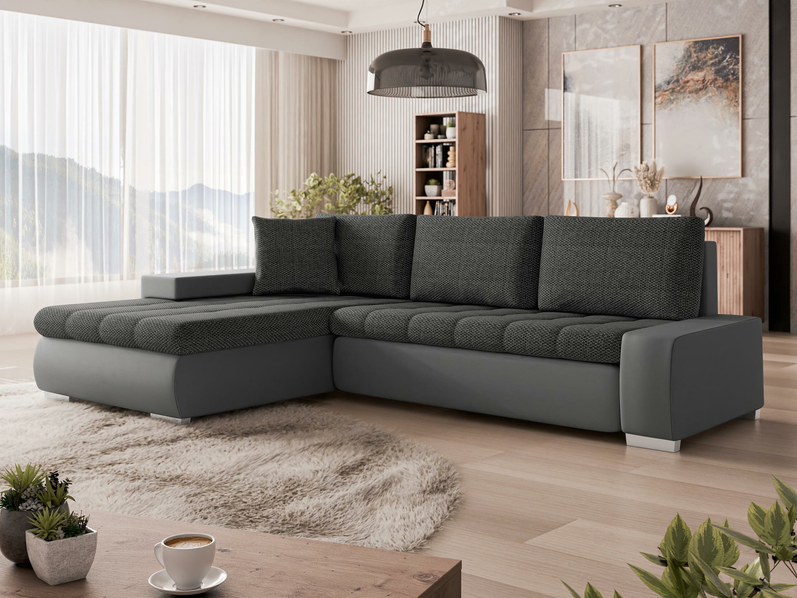 Ъглов диван Comfivo Nitor (Soft 029 + Majorka 03)