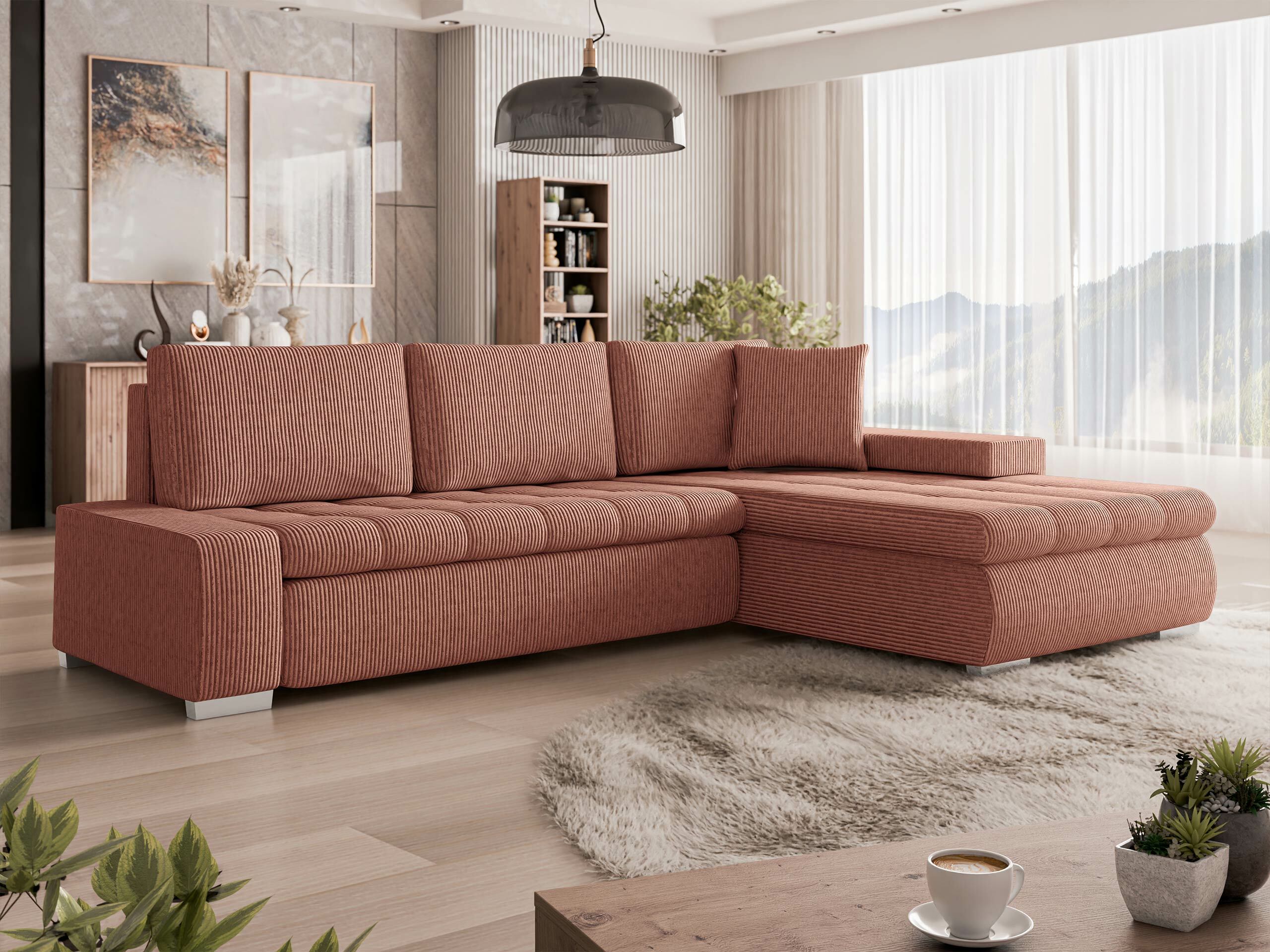 Ъглов диван Comfivo Nitor (Uttario Velvet 2955 + Evo 28)