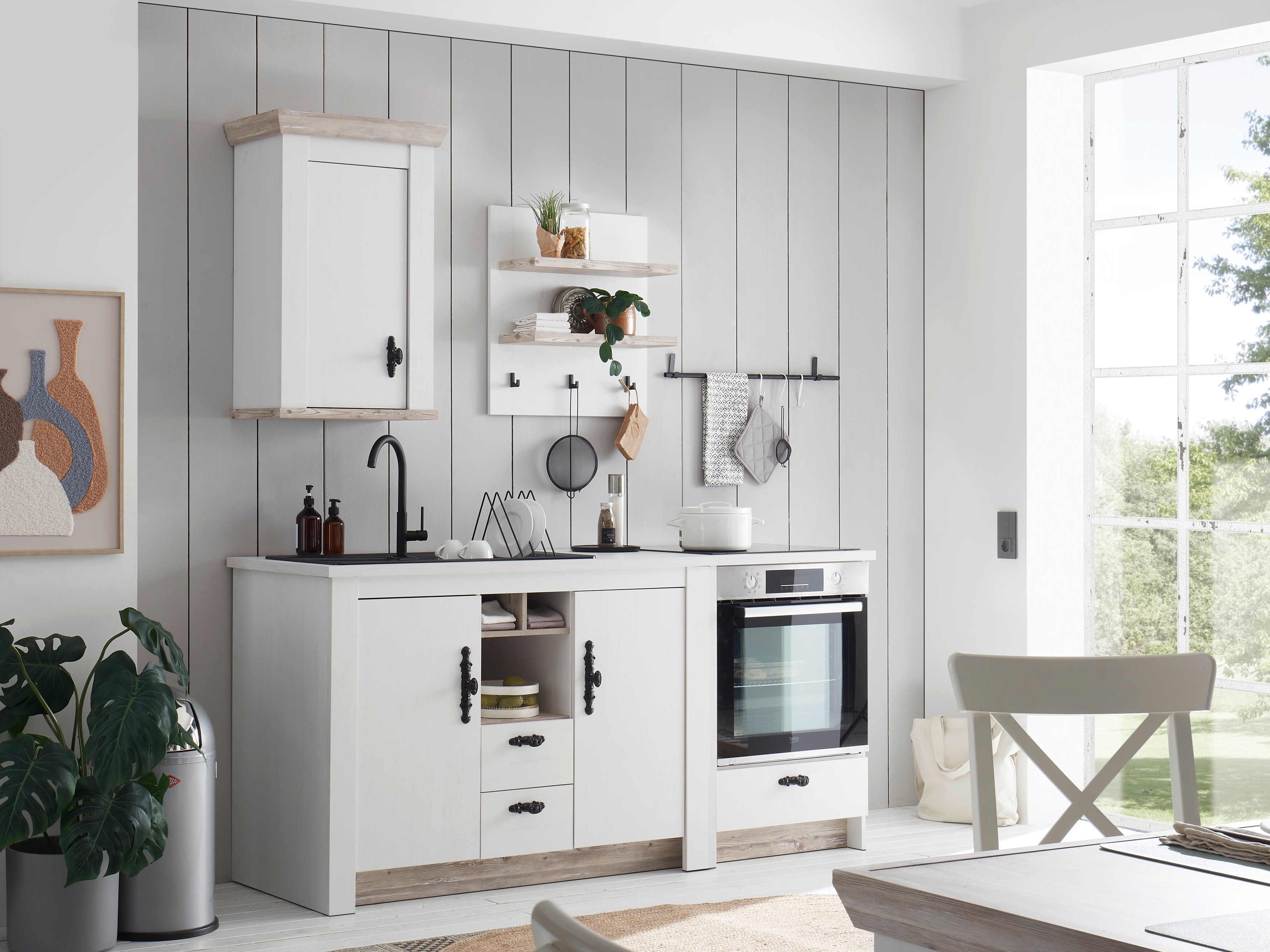 Модулен окачен шкаф Flora 107