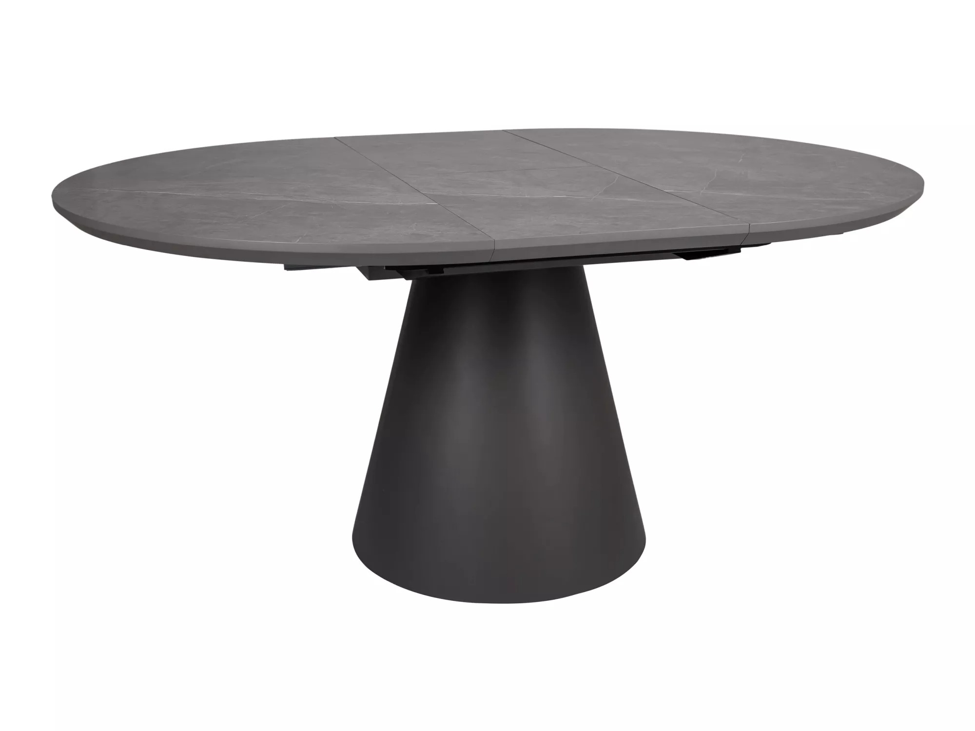 Маса Detroit 920 (Сив мрамор + Черен)