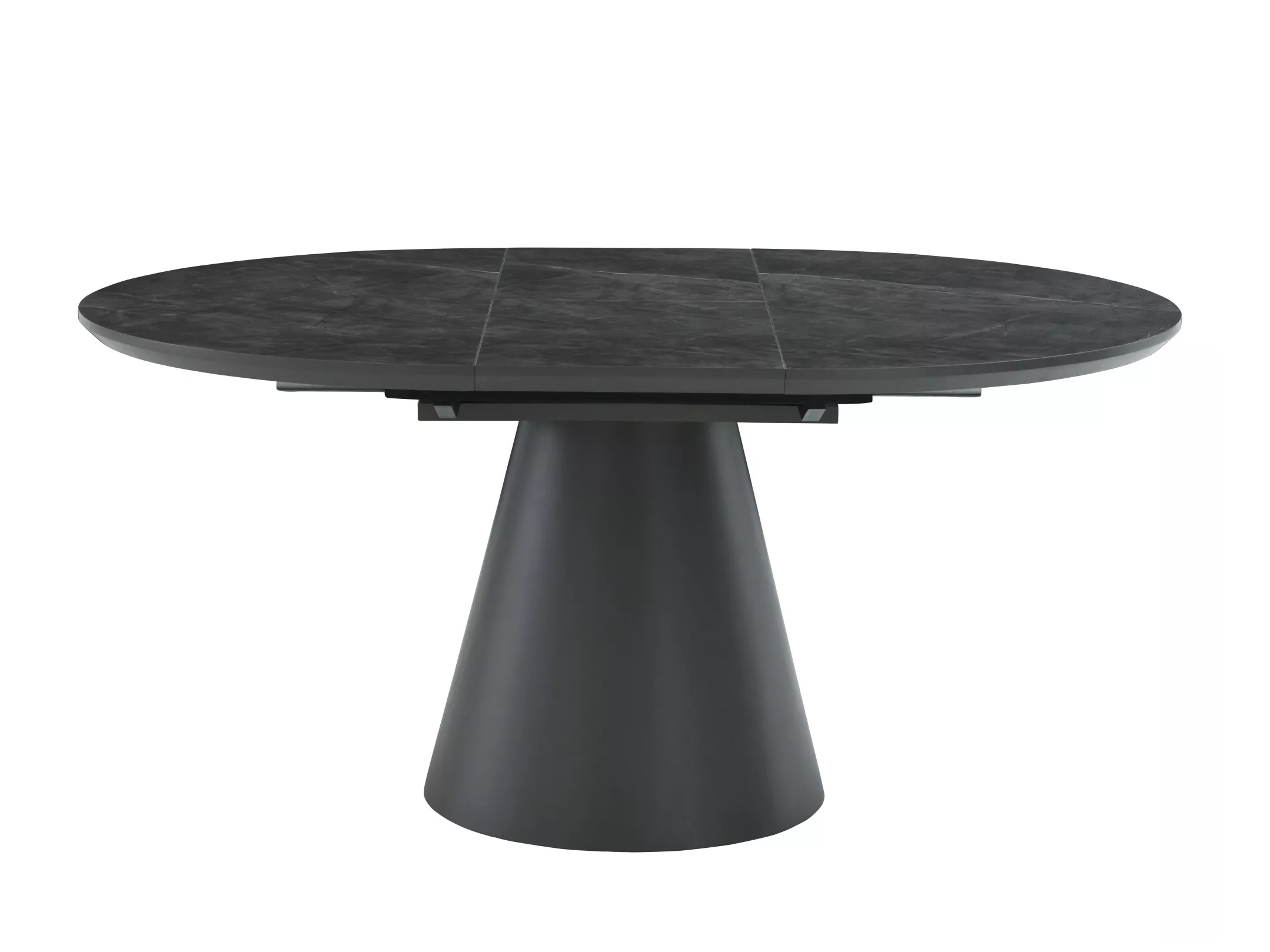 Маса Detroit 920 (Сив мрамор + Черен)