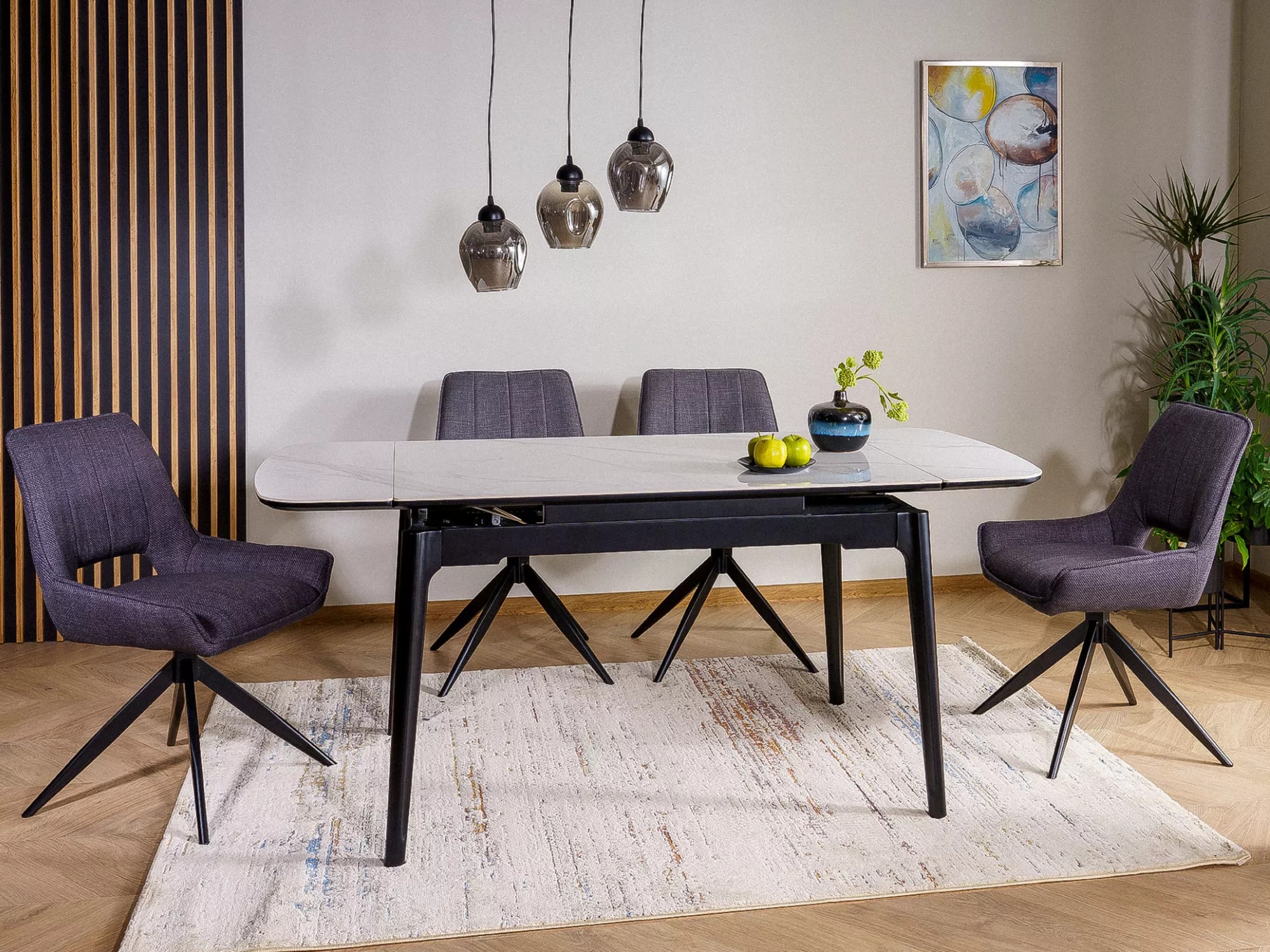 Маса Detroit 921 (Бял мрамор)