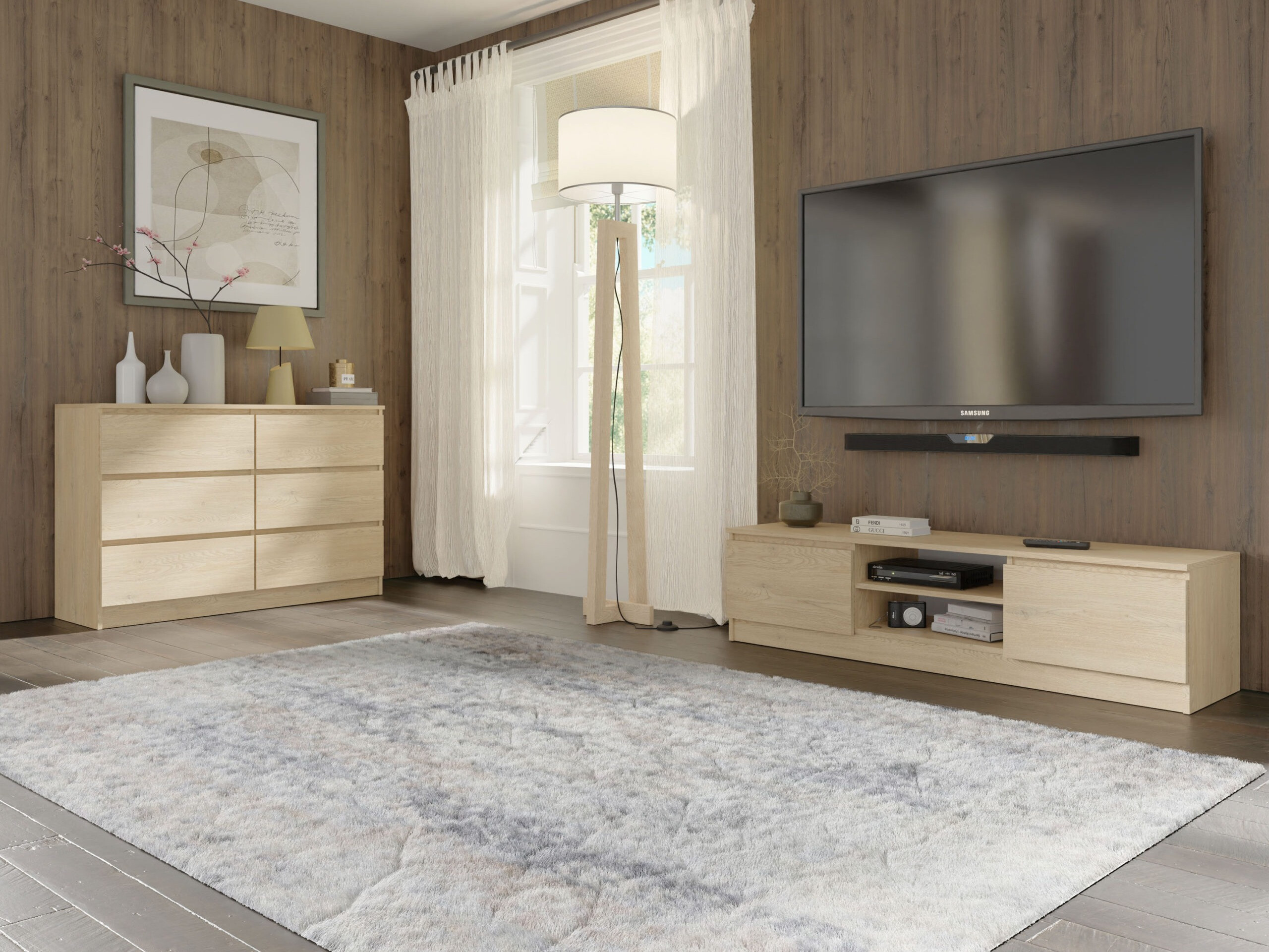 Скрин Buffalo 196 (Дъб)