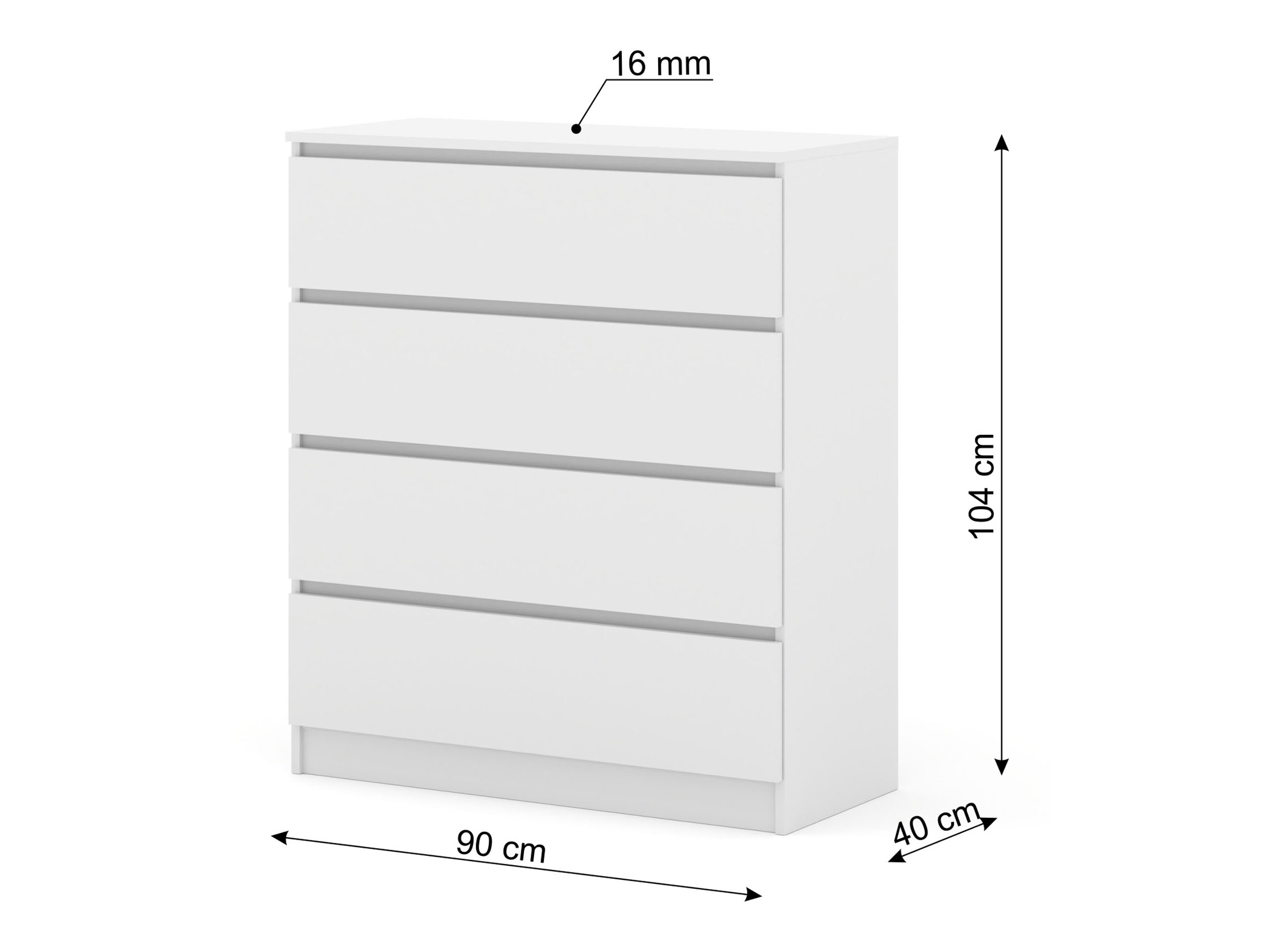 Скрин Buffalo 210 (Бял)
