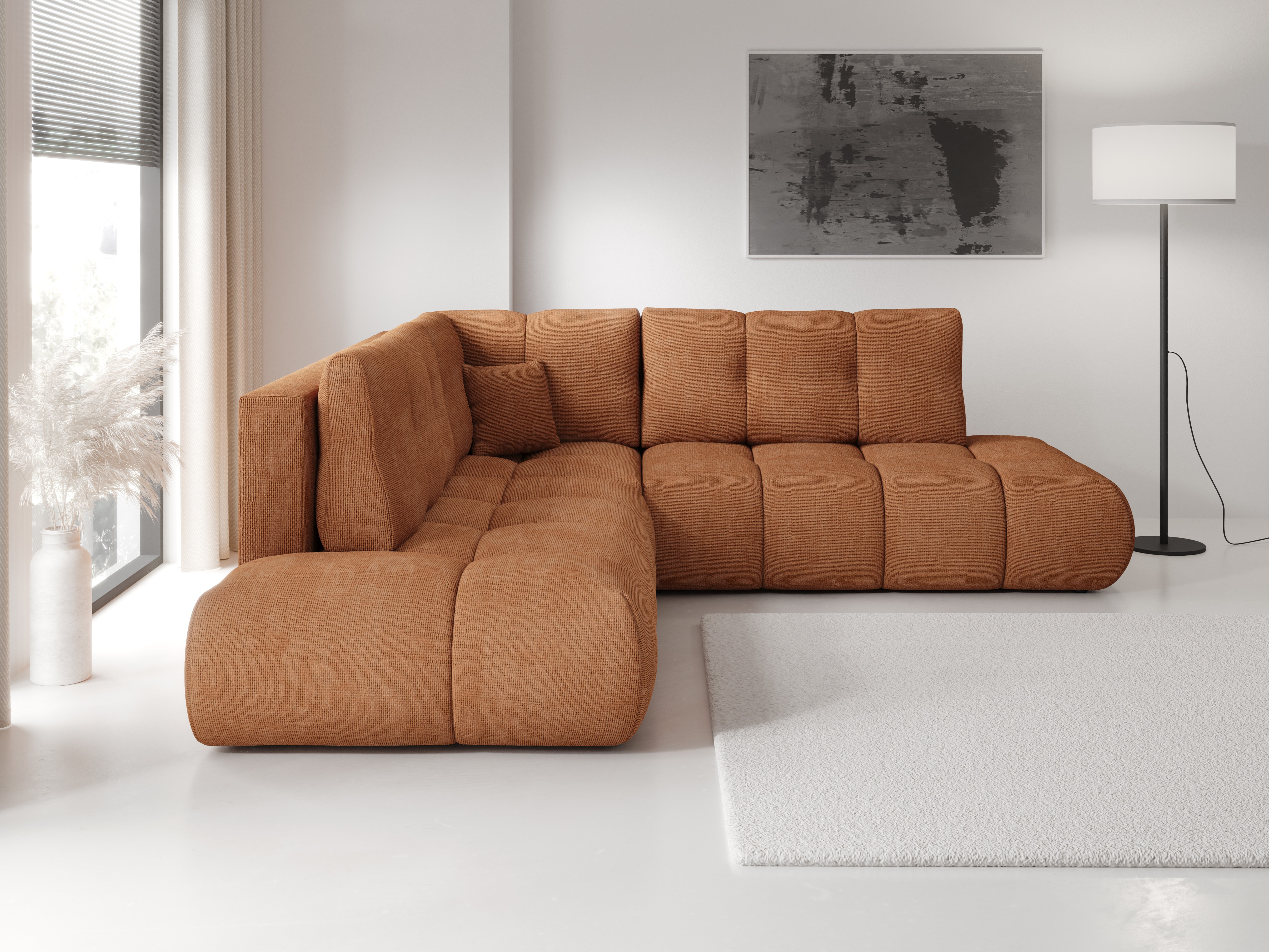 Ъглов диван Kingston 197 (Flow 09)
