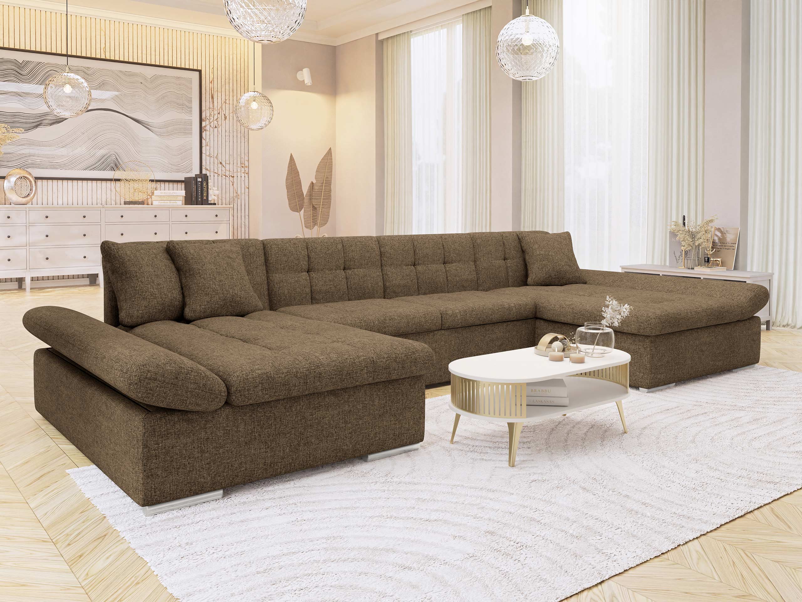 Ъглов диван Comfivo Ficus I (Lux 03)