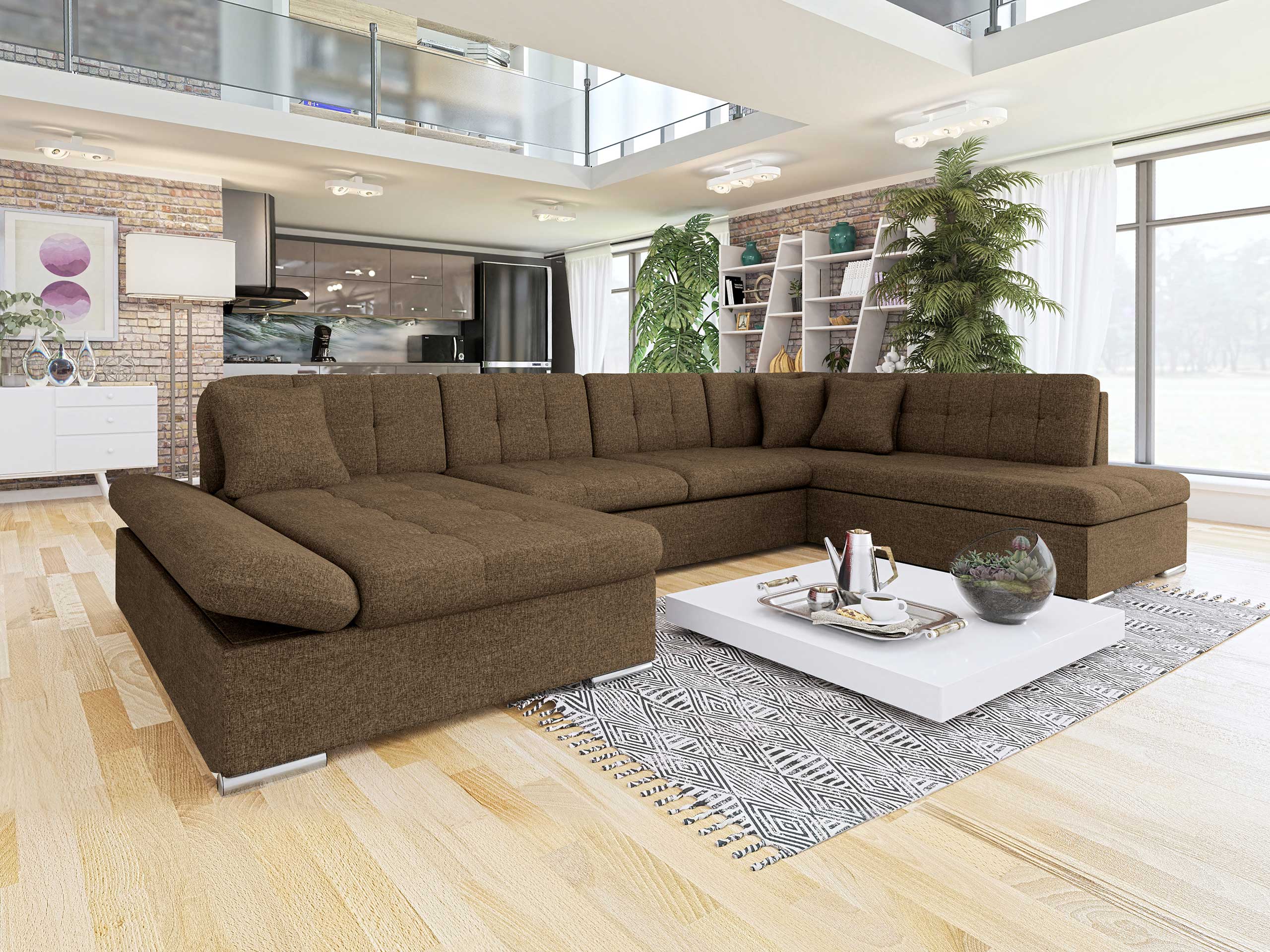 Ъглов диван Comfivo Tilia (Lux 03)
