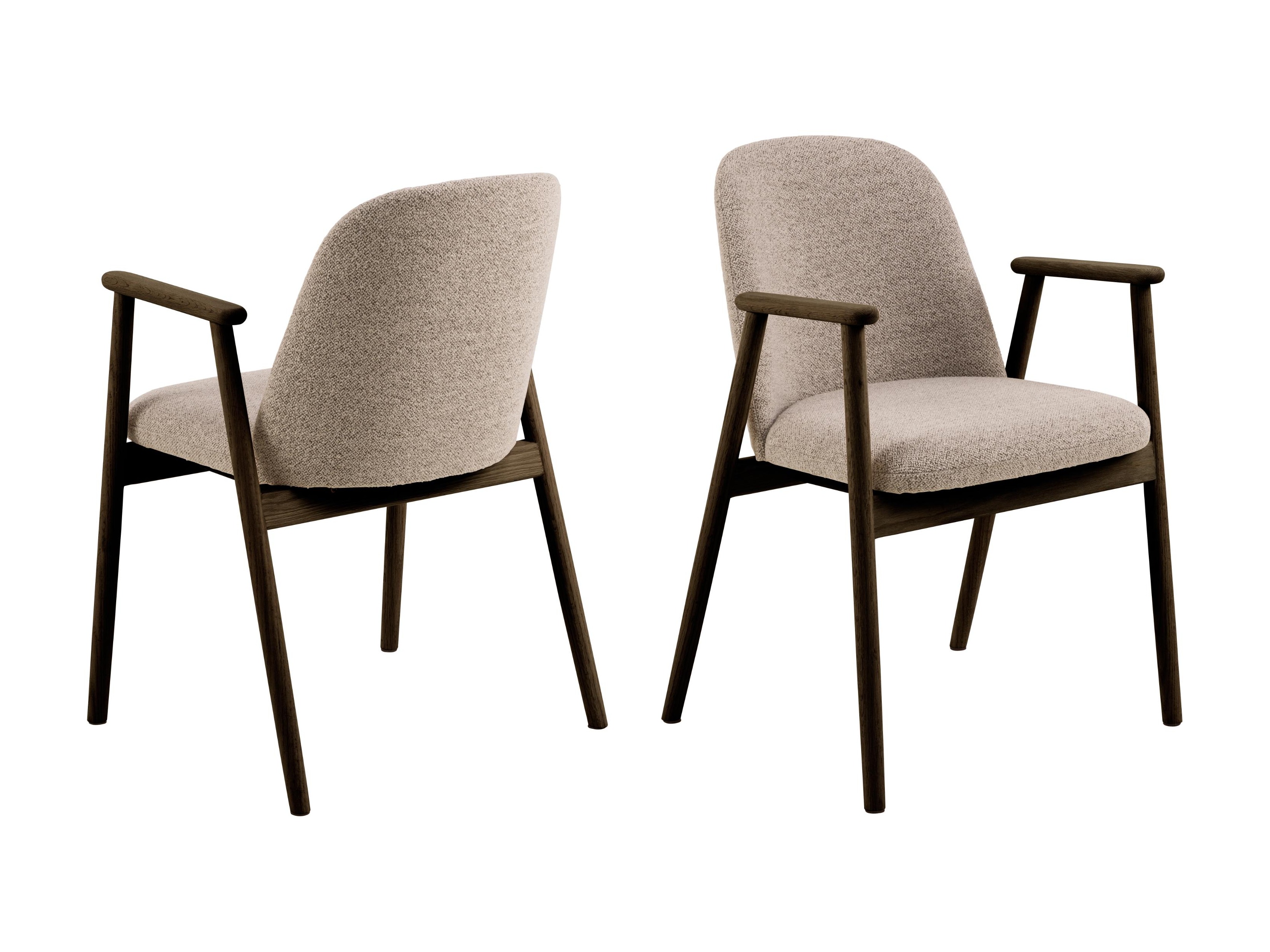 Стол Norsica 890 (Бежов + Тъмно дърво)