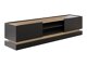 ТВ шкаф Comfivo Dalvenu 102 (Черен + Дъб)