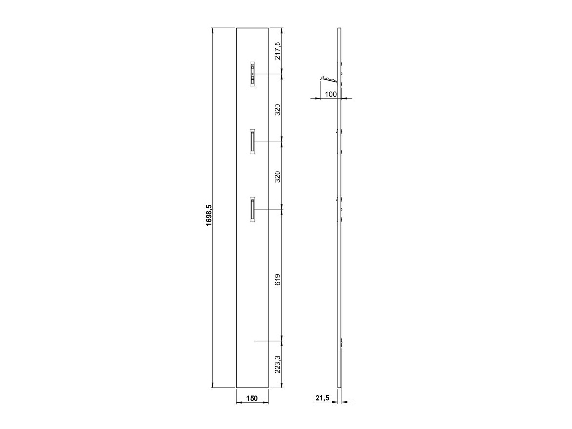 Комплект за антре Lircamu 104 (Пепеливо зелен)