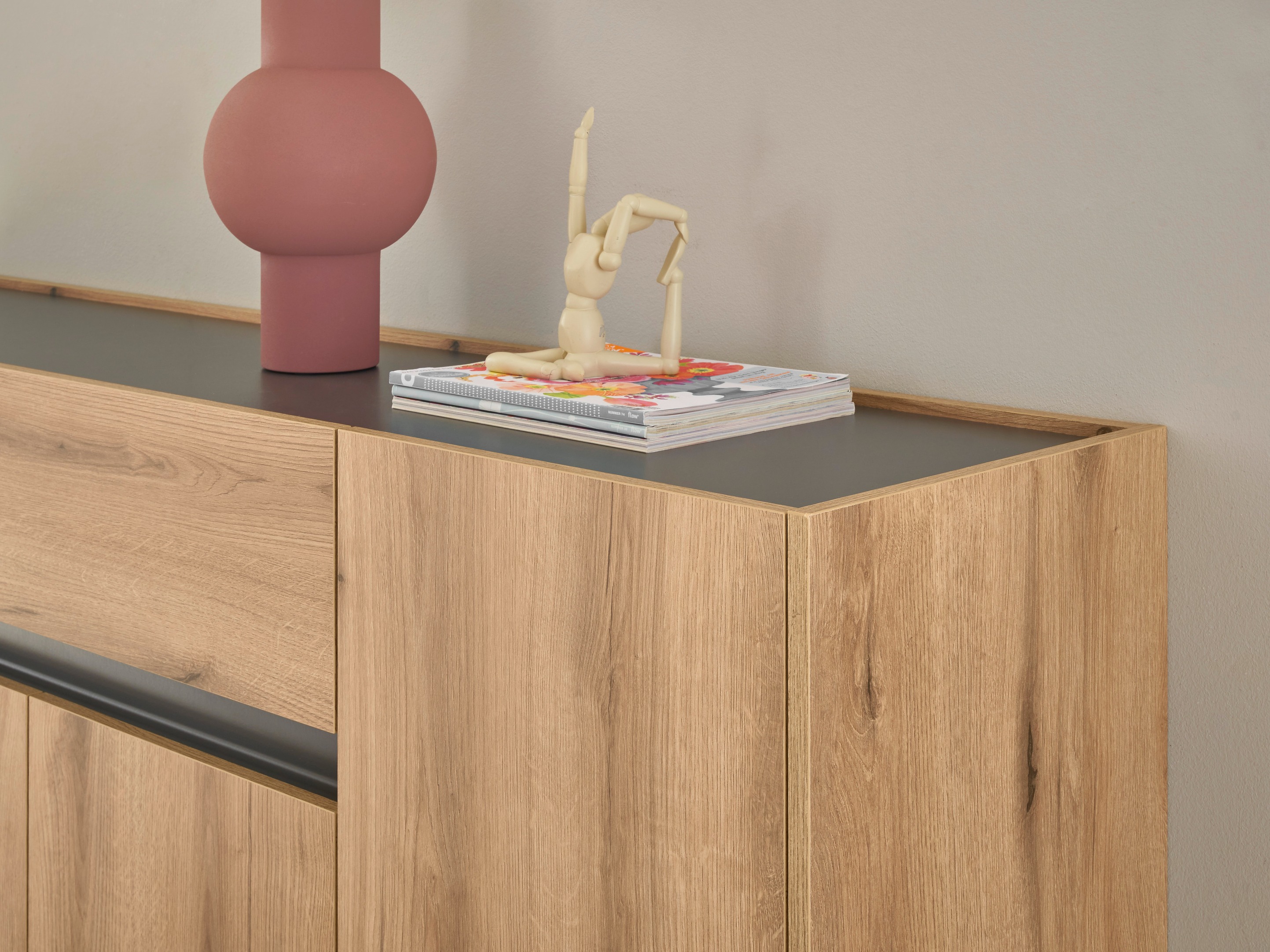 Скрин Elbsori 117 (Дъб + Антрацит)