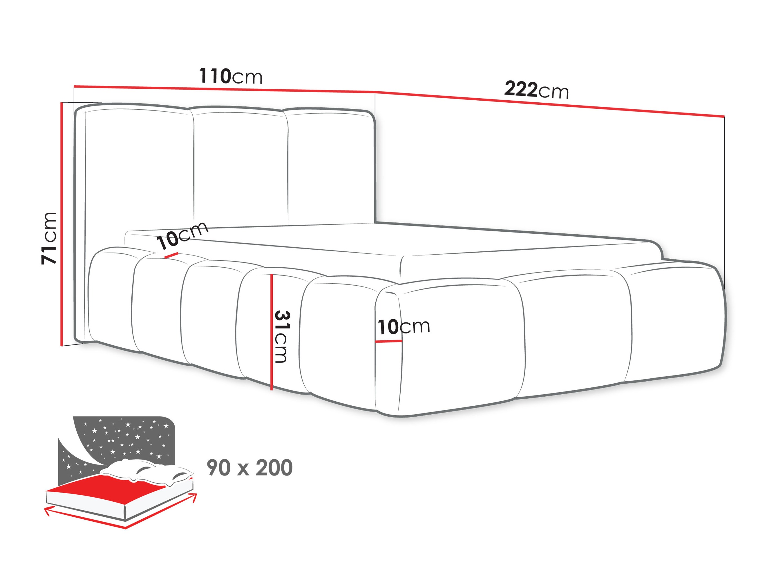 Легло TrendyNest Vulpora II (Abriamo 04)