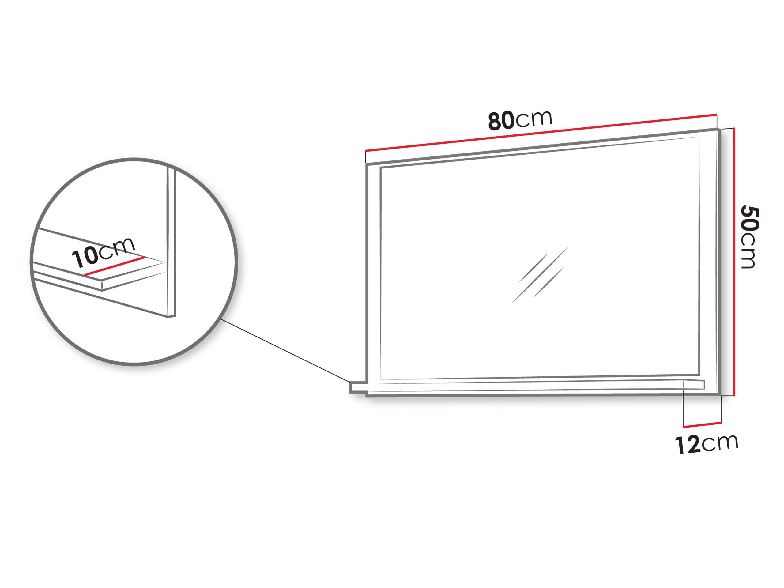 Огледало за баня Providence 195 (Кашмир)