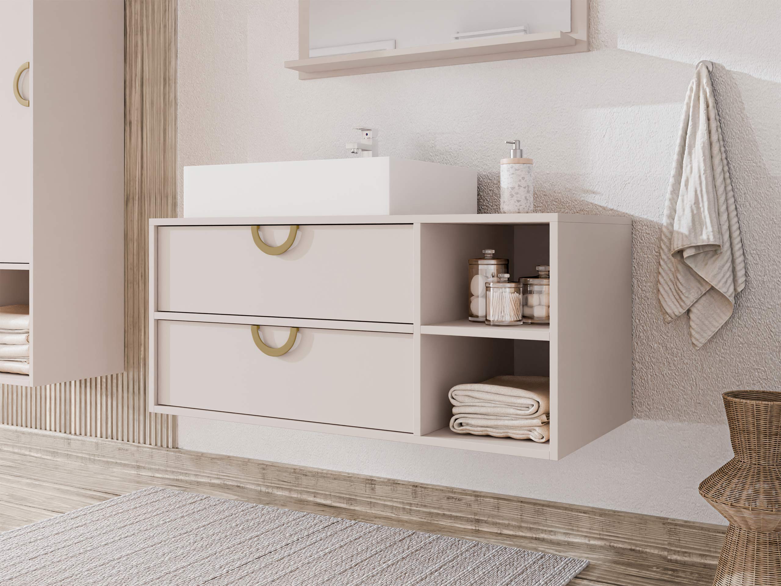 Окачен шкаф за мивка Providence 193 (Кашмир)