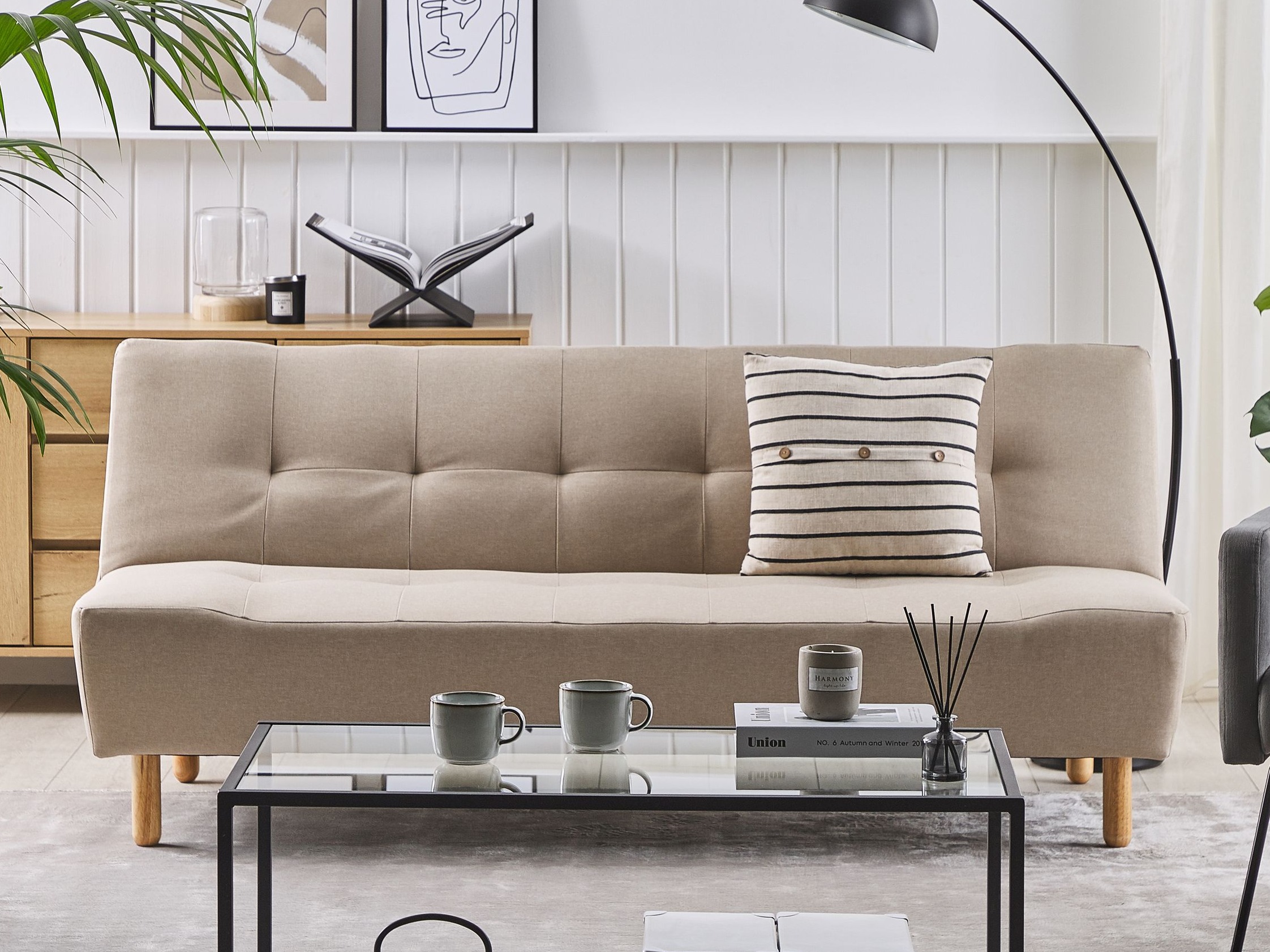 Разтегателен диван Berwyn 1550 (Бежов)