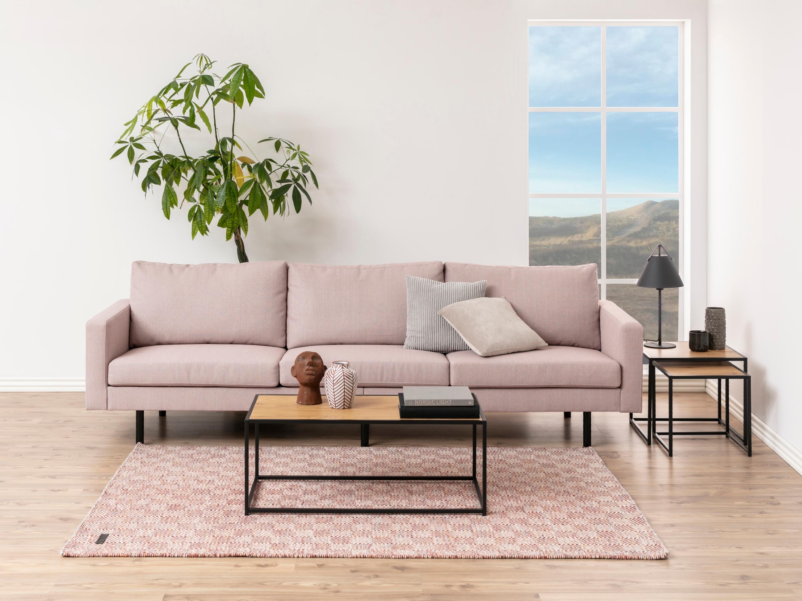 Комплект помощни маси Norsica 461 (Див дъб + Черен)