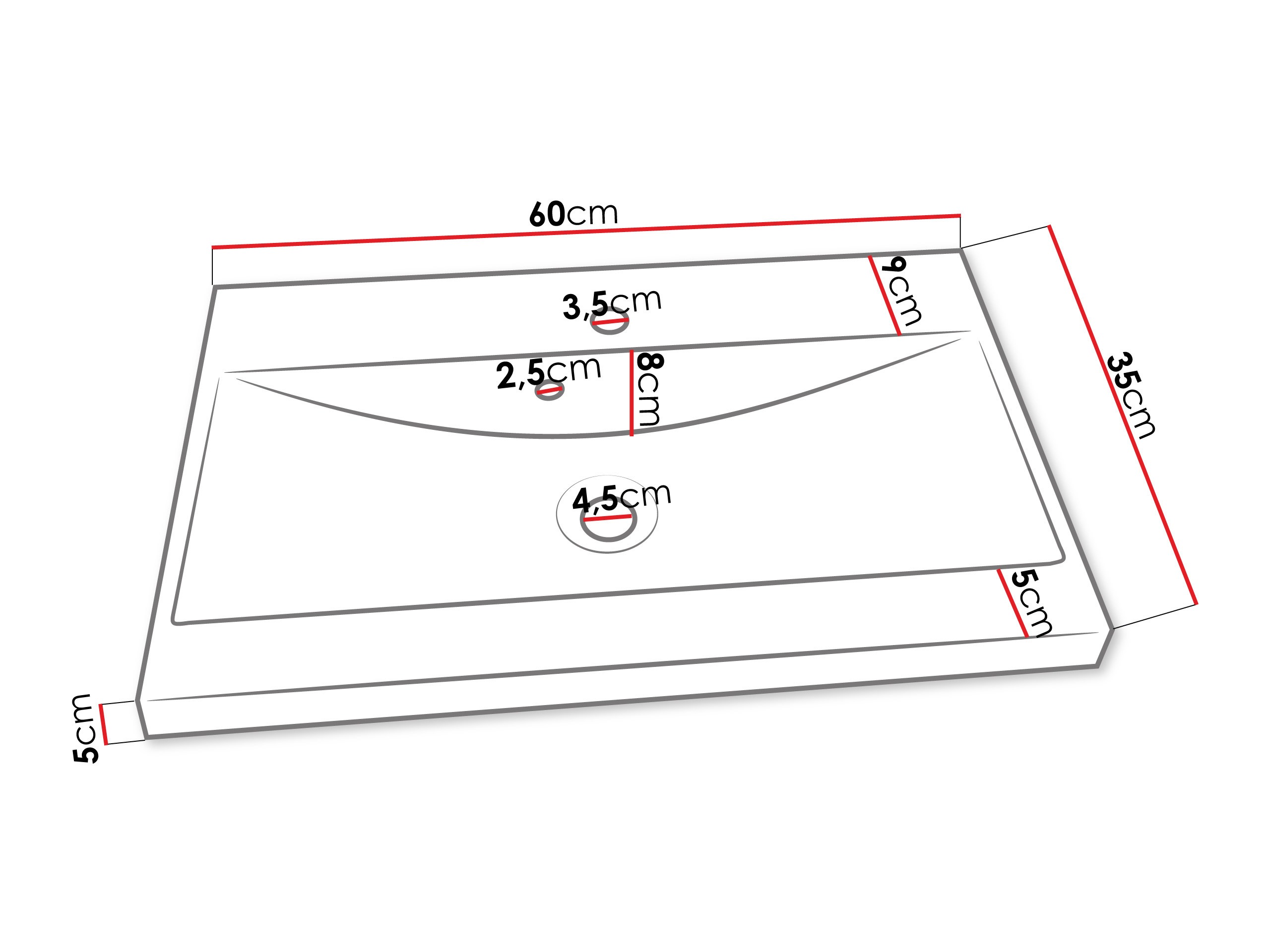 Комплект за баня Sarasota 173 (Дъб уотан)