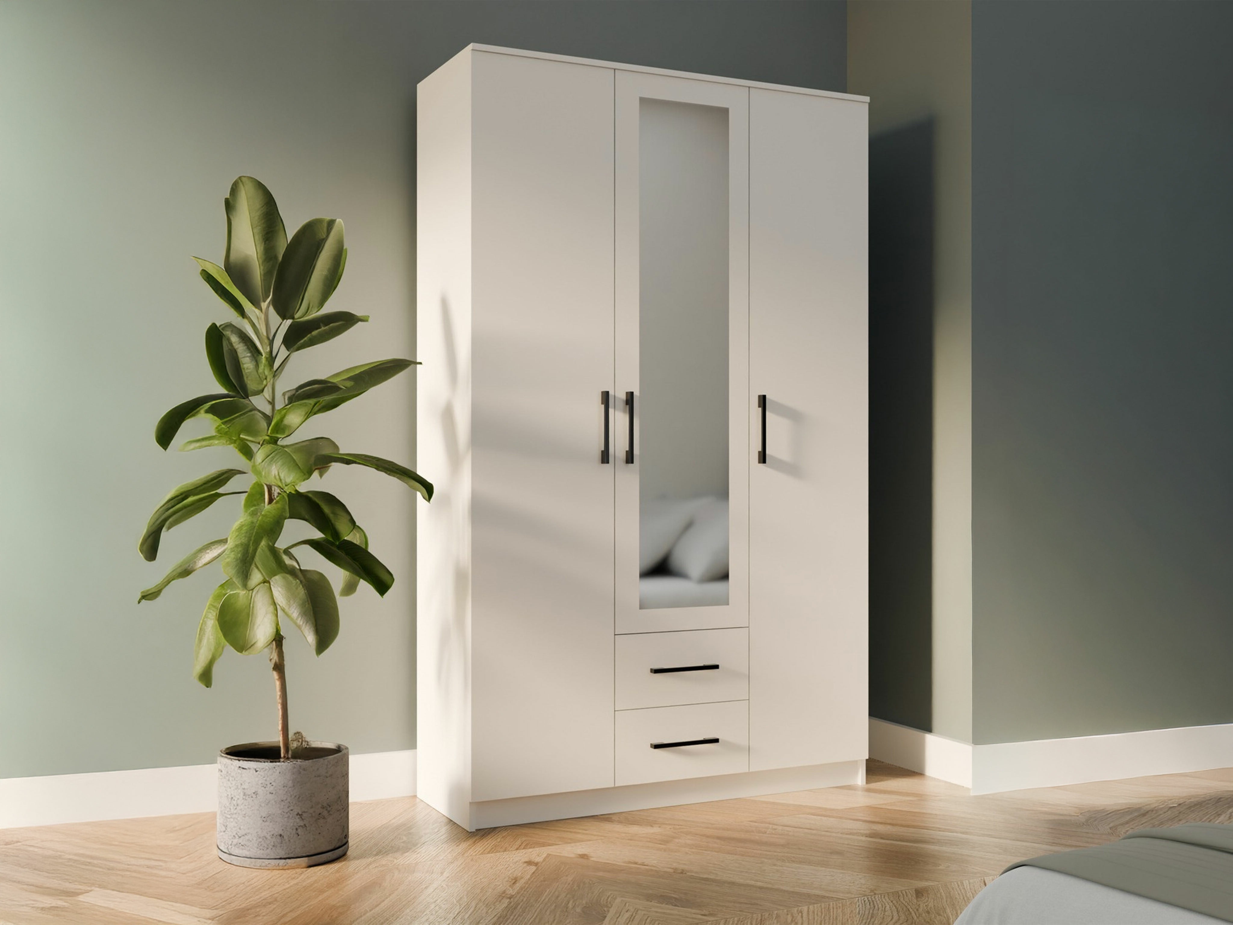 Гардероб Mandeville 116 (Бял)