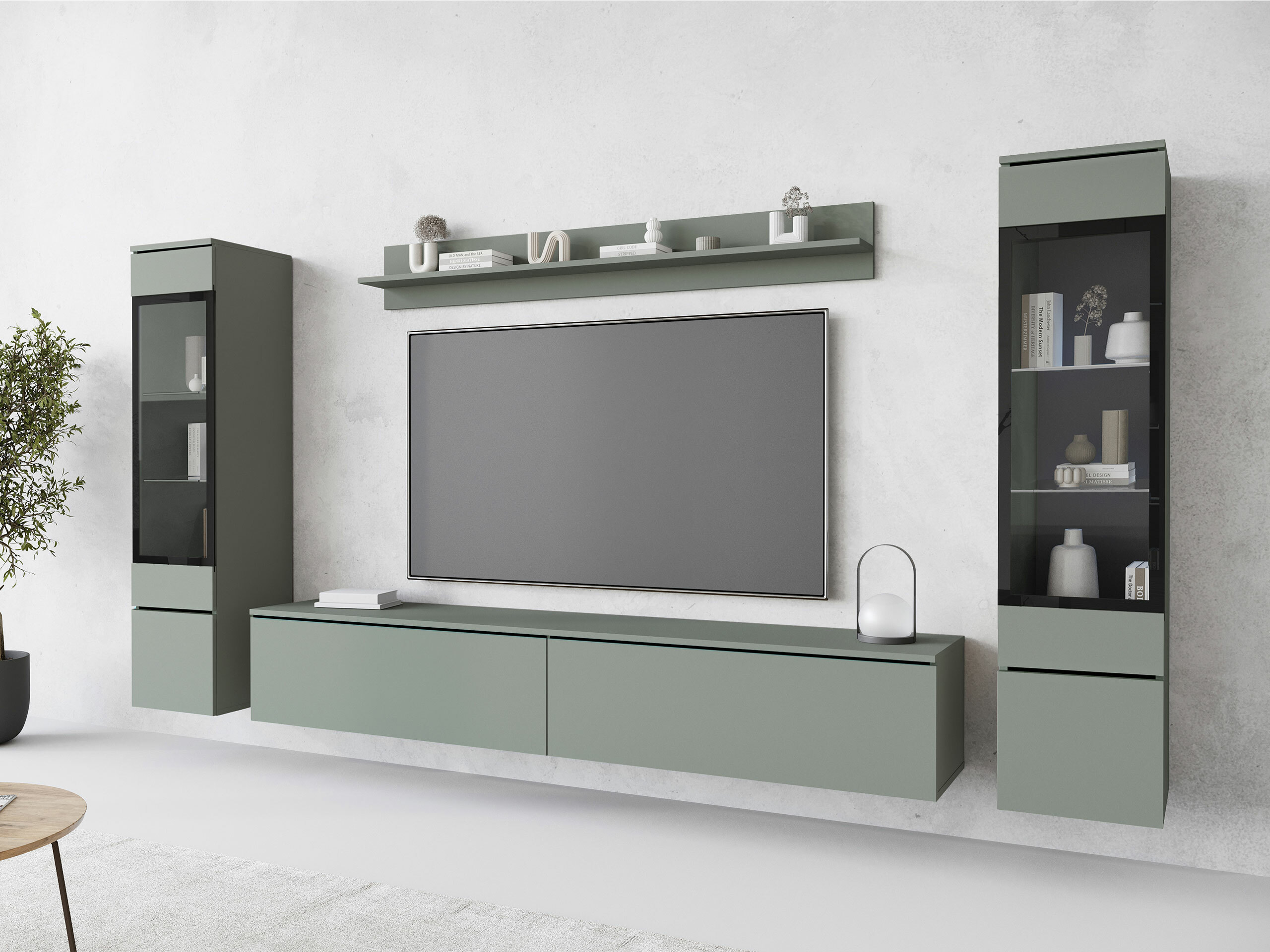 Комплект за хол Sarasota 126 (Пепеливо зелен)