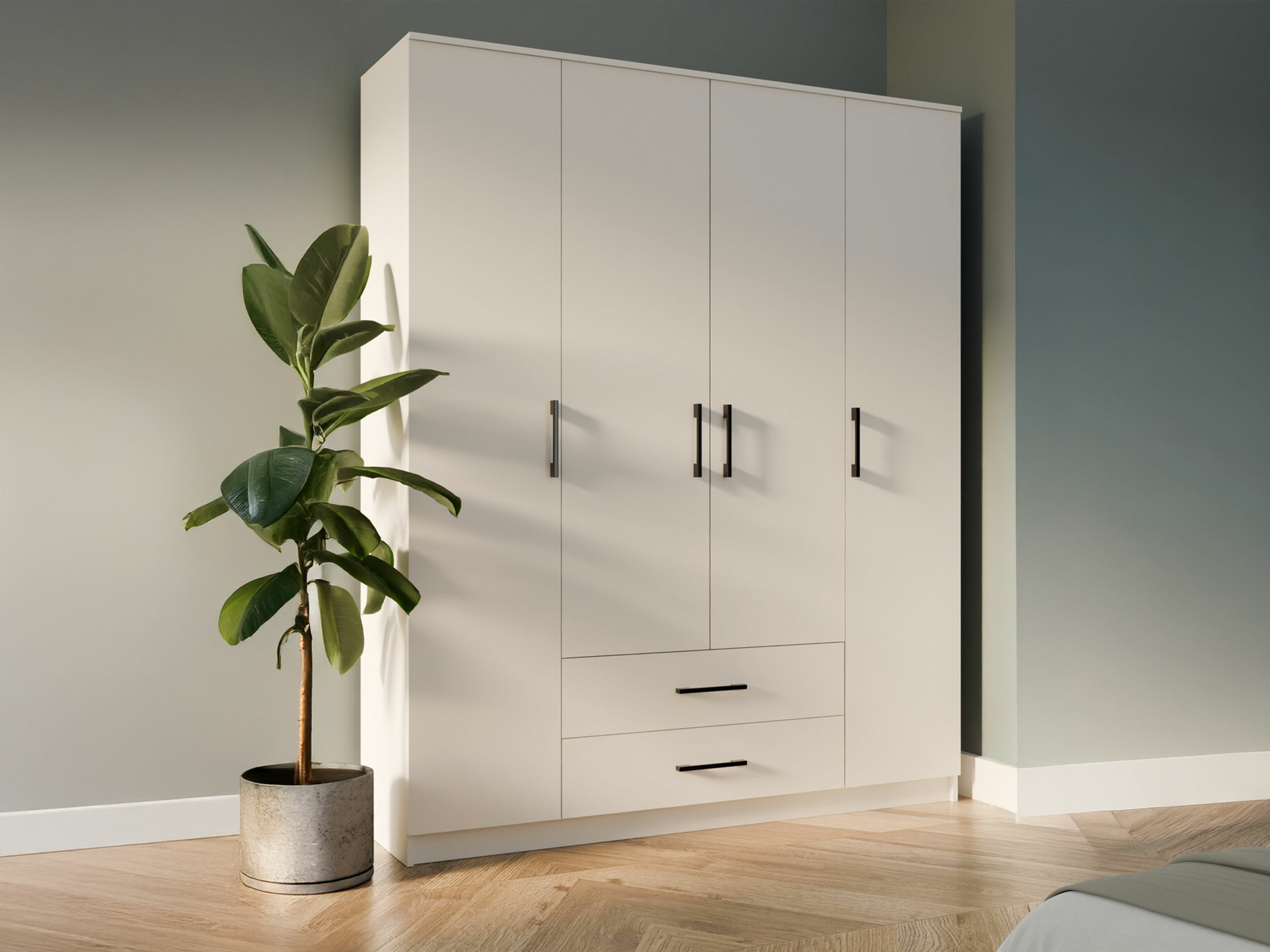 Гардероб Mandeville 299 (Бял)