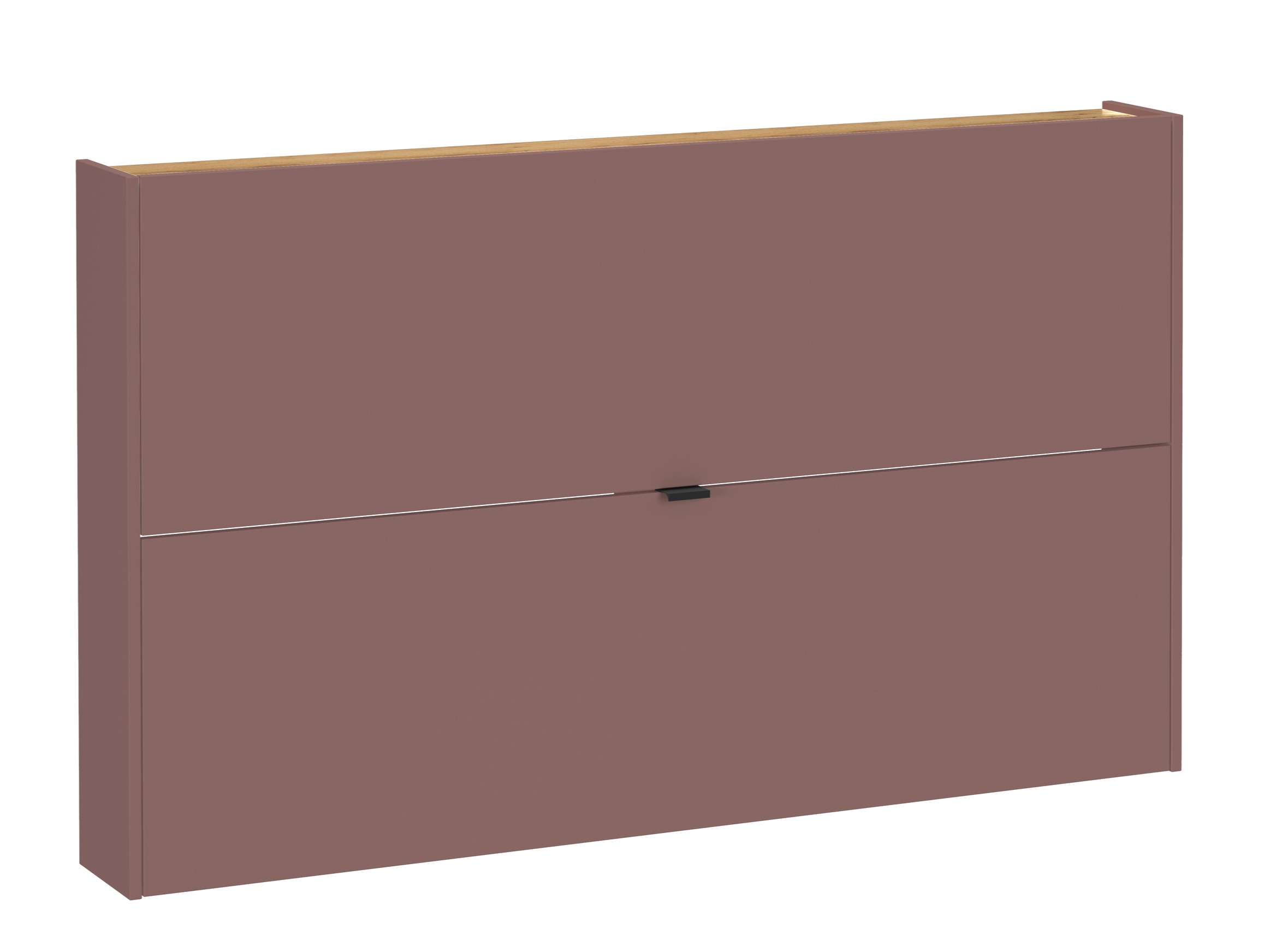 Шкаф за обувки Cirsale 108 (Пепел от рози + Navarra дъб)